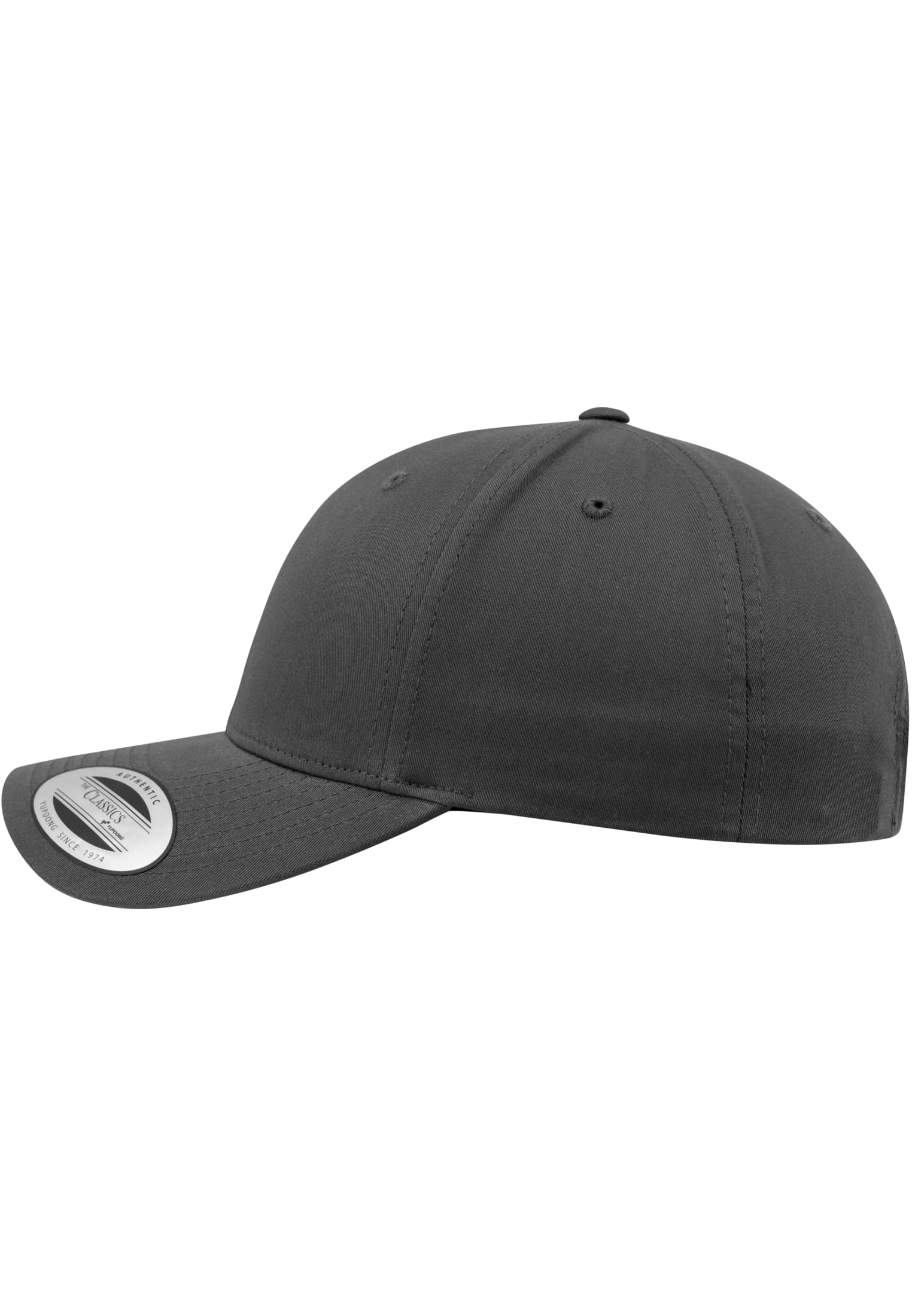 Curved Classic Snapback charcoal | charcoal