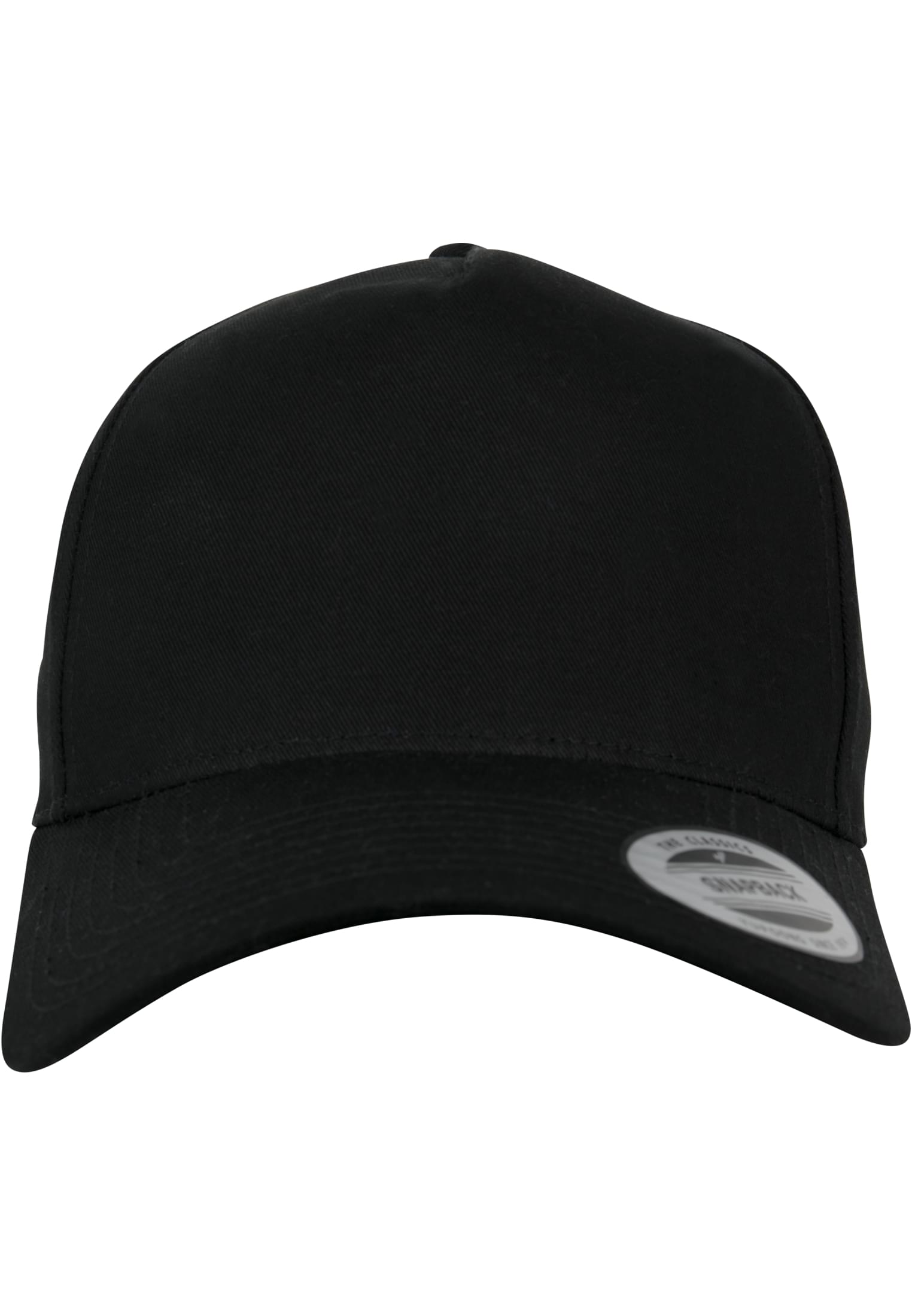5-Panel Curved Classic Snapback black | black