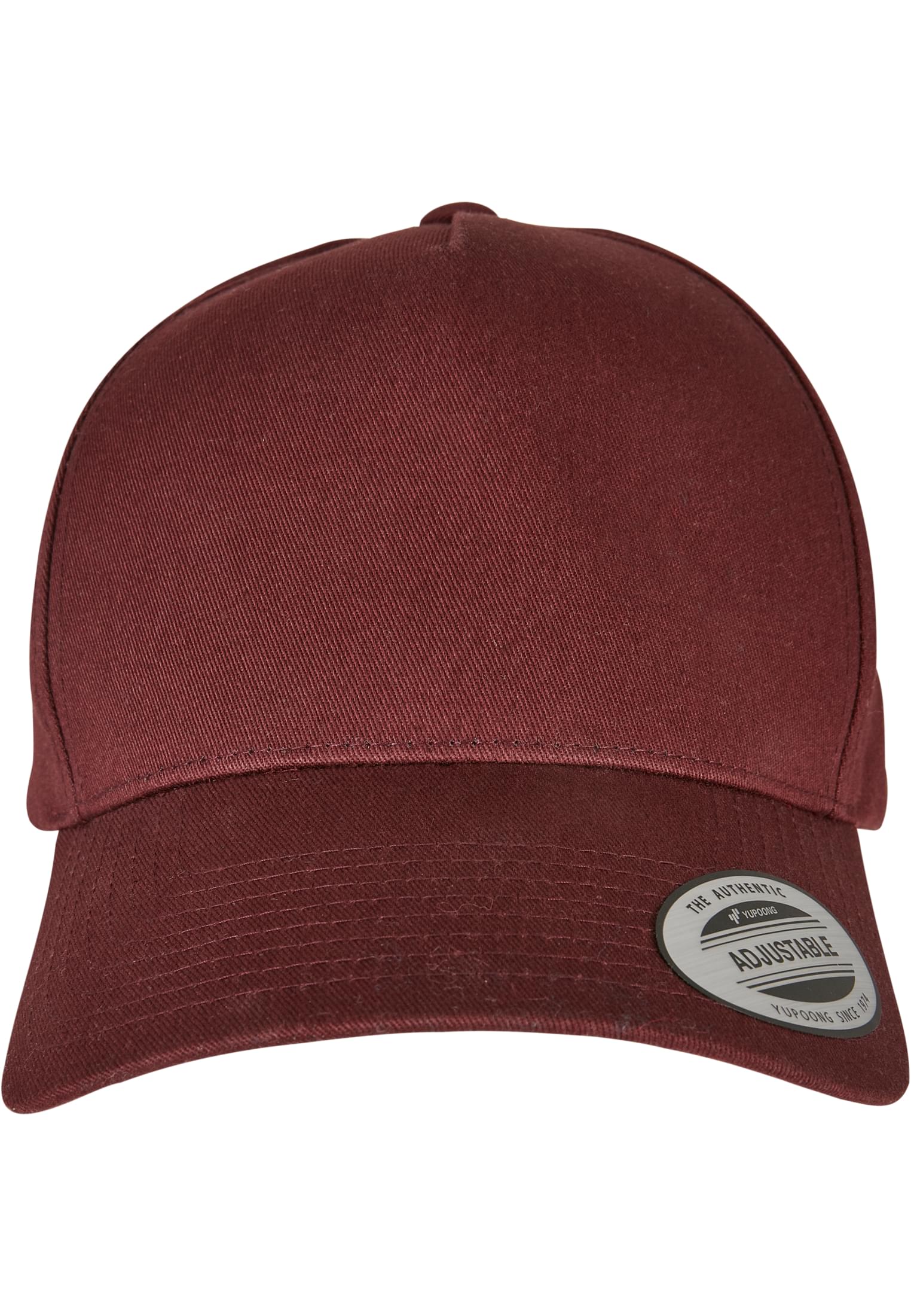 5-Panel Curved Classic Snapback burgundy | burgundy