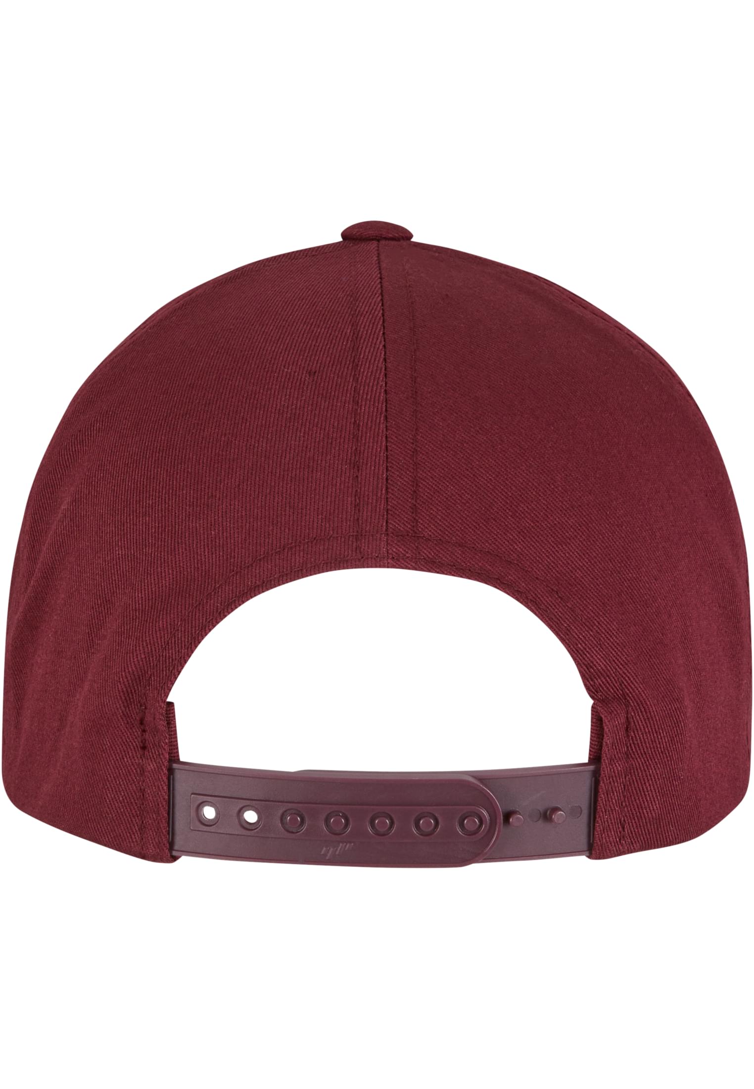 5-Panel Curved Classic Snapback maroon | maroon