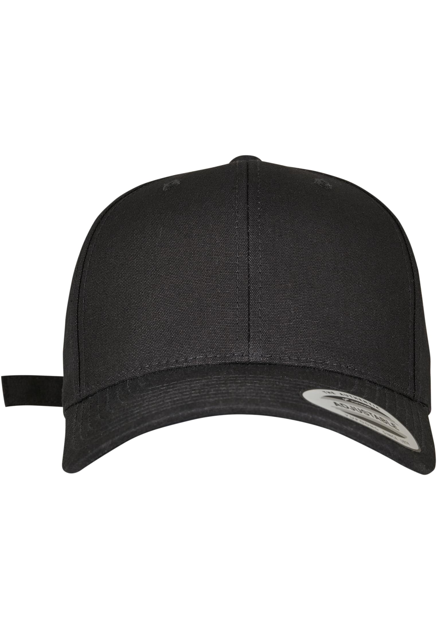 6-Panel Curved Metal Snap black | black