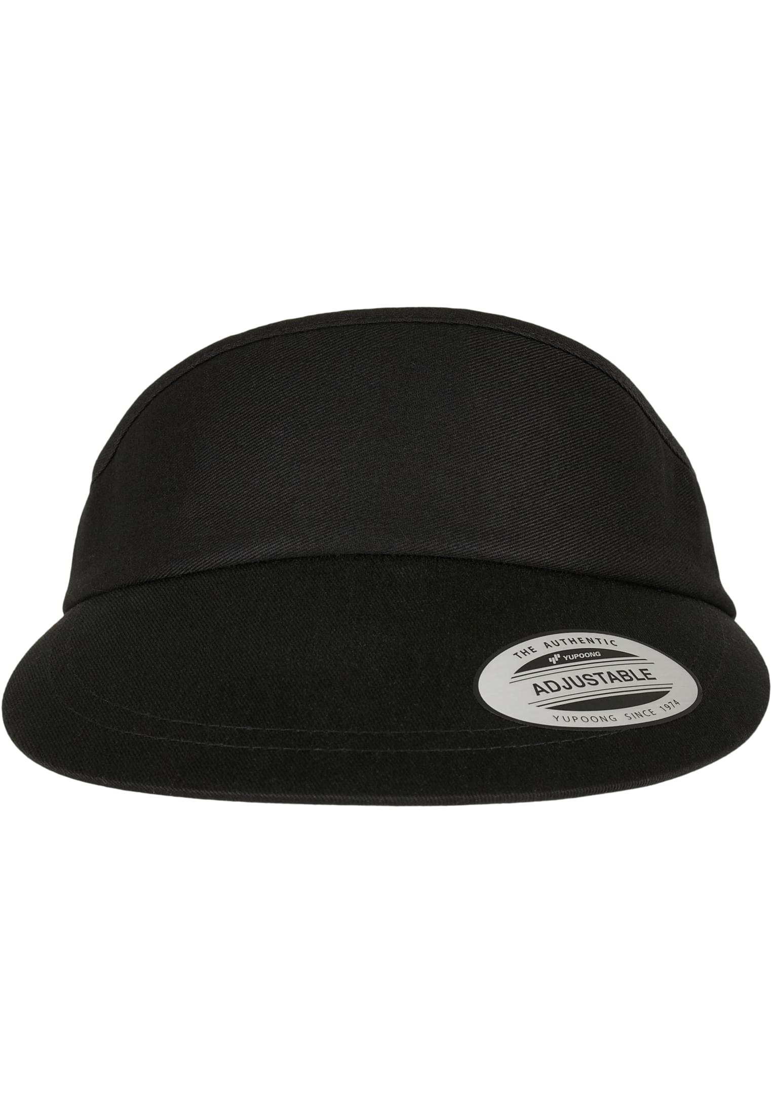 Flat Round Visor Cap black | black
