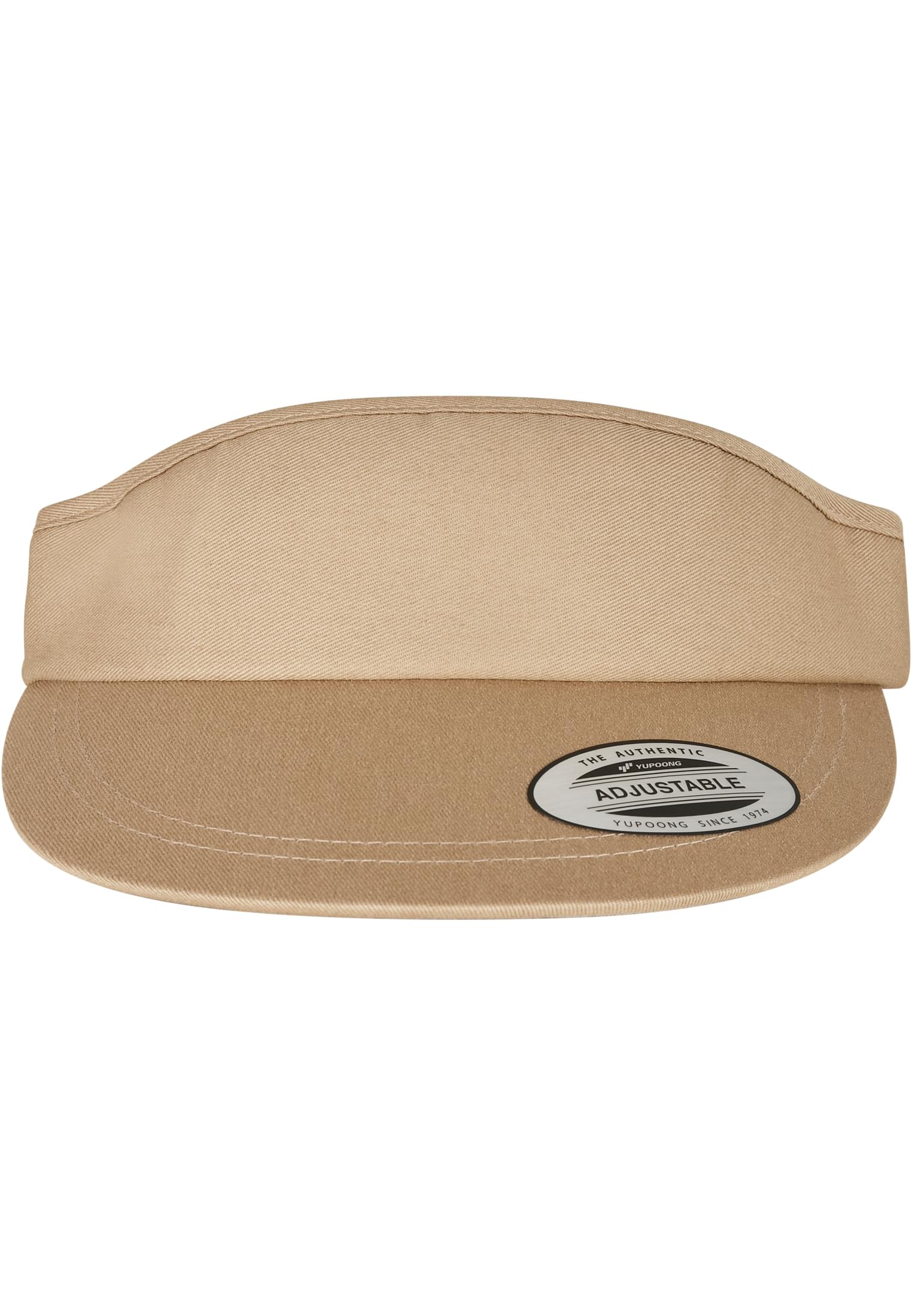 Flat Round Visor Cap khaki | khaki