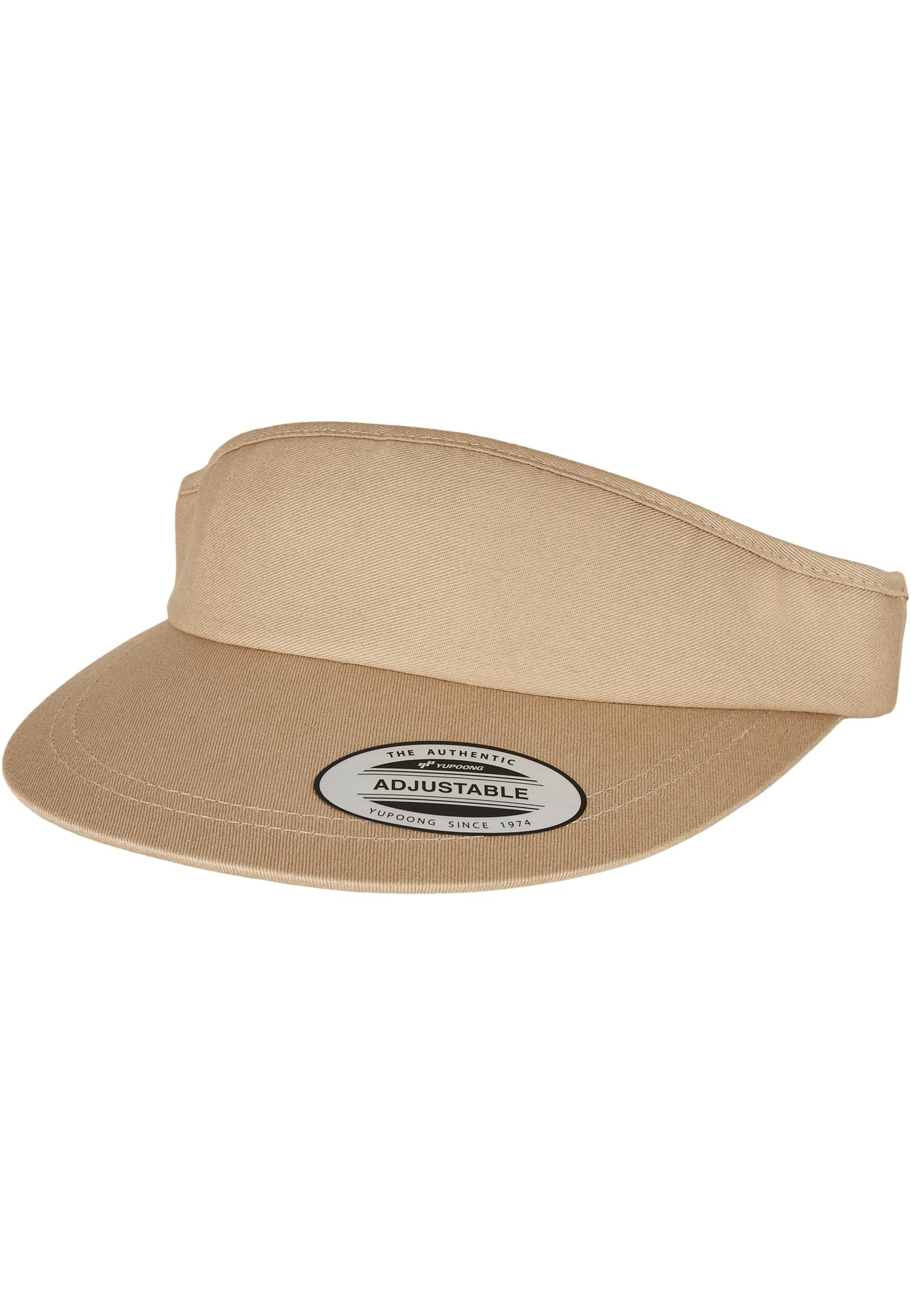Flat Round Visor Cap khaki | khaki