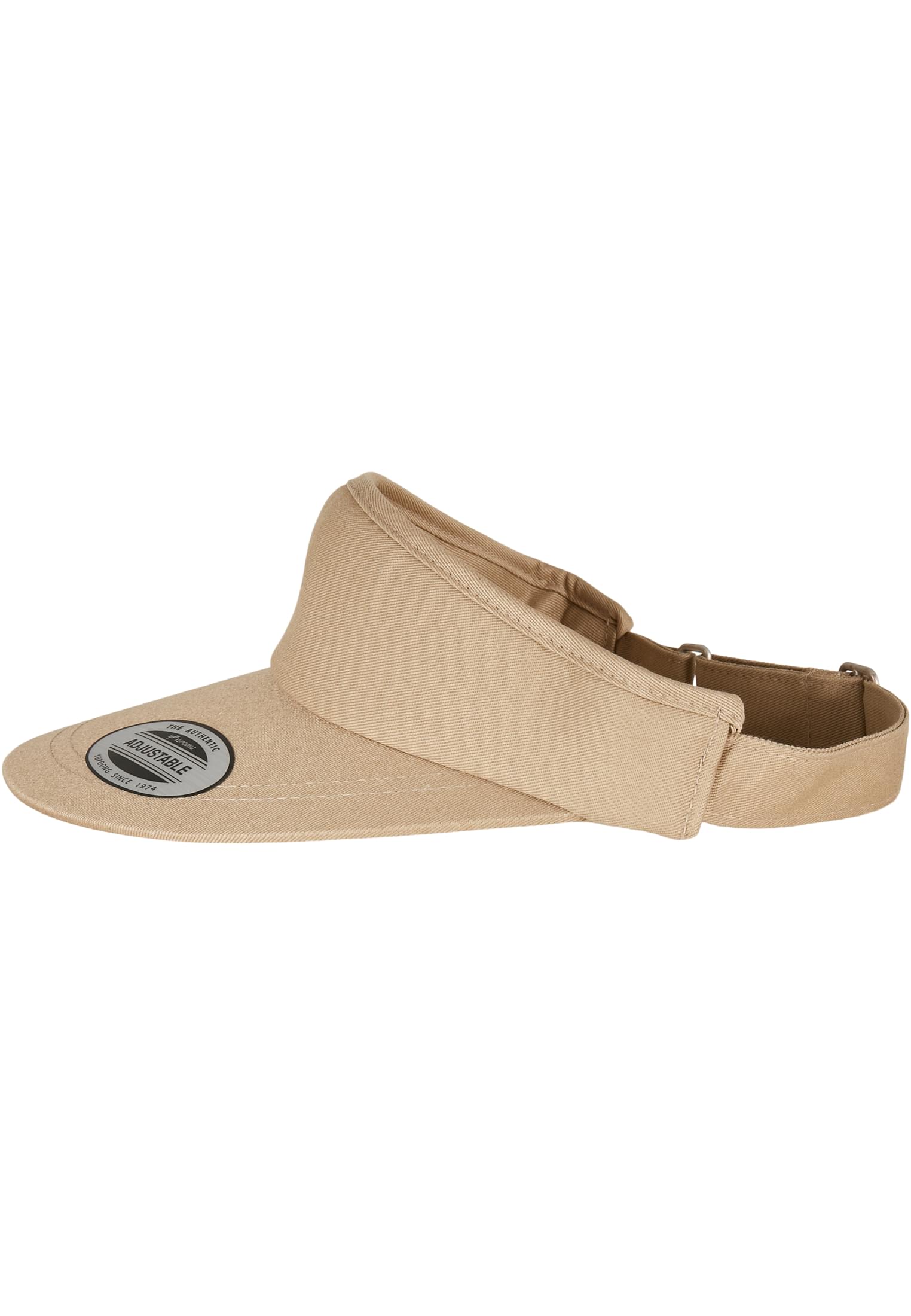 Flat Round Visor Cap khaki | khaki