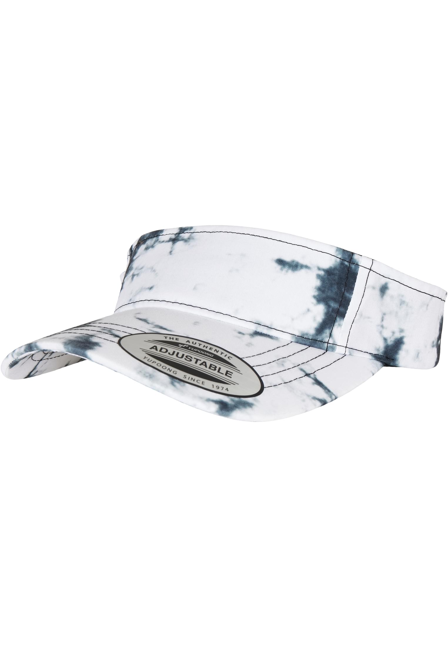 Batik Dye Curved Visor Cap black/white | black/white
