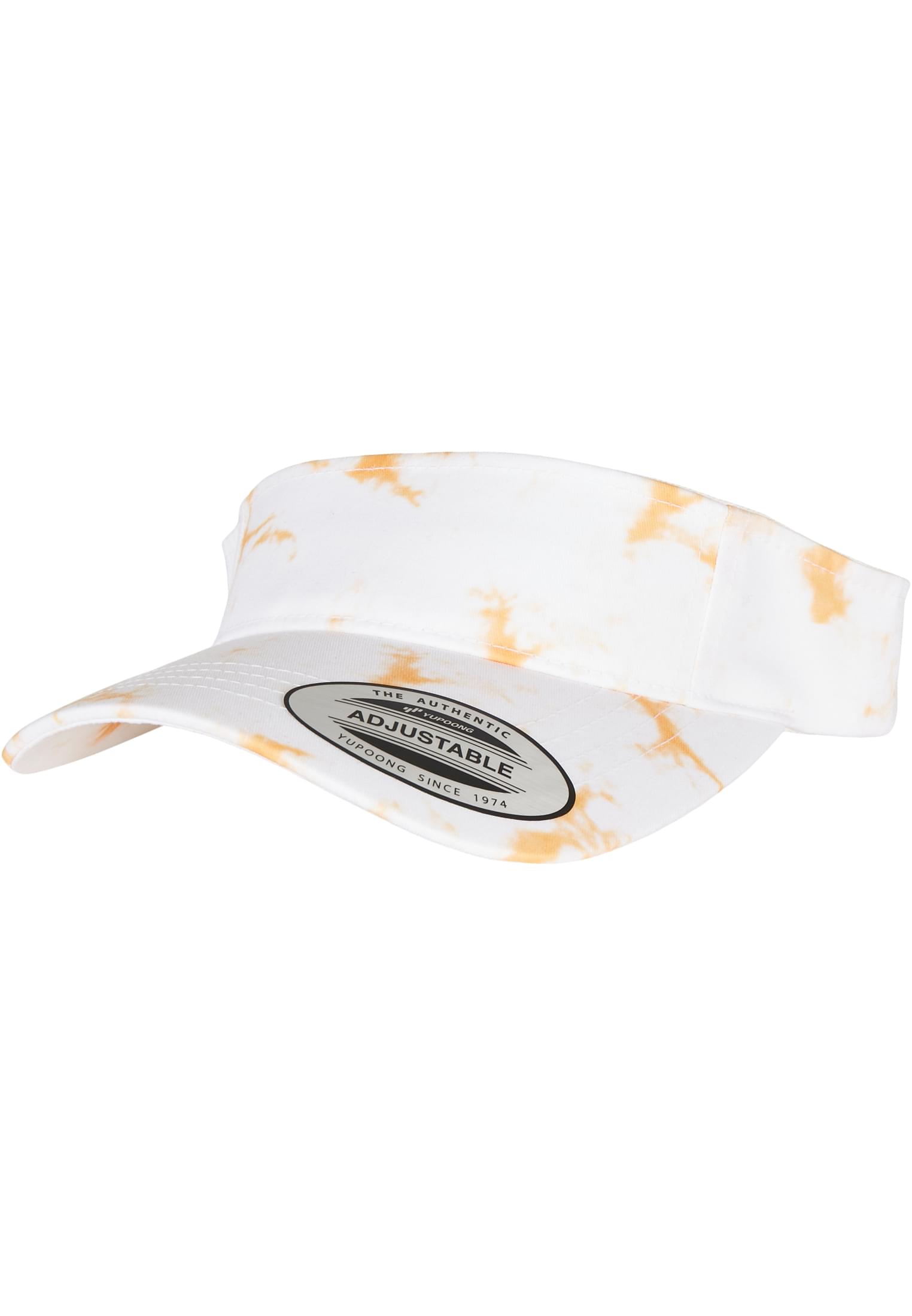 Batik Dye Curved Visor Cap orange/white | orange/white
