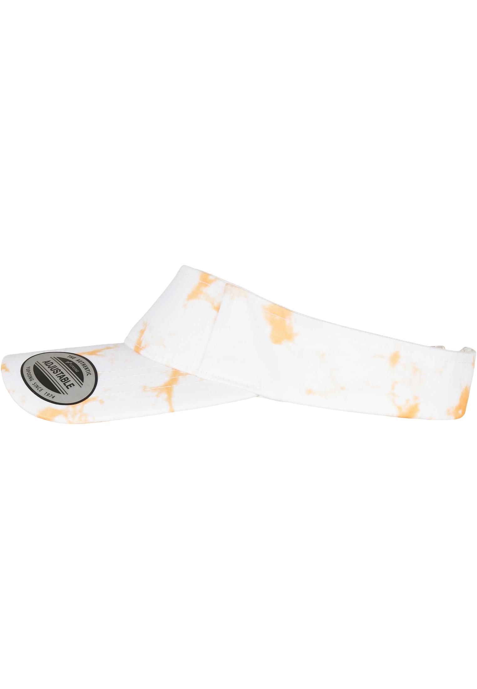 Batik Dye Curved Visor Cap orange/white | orange/white