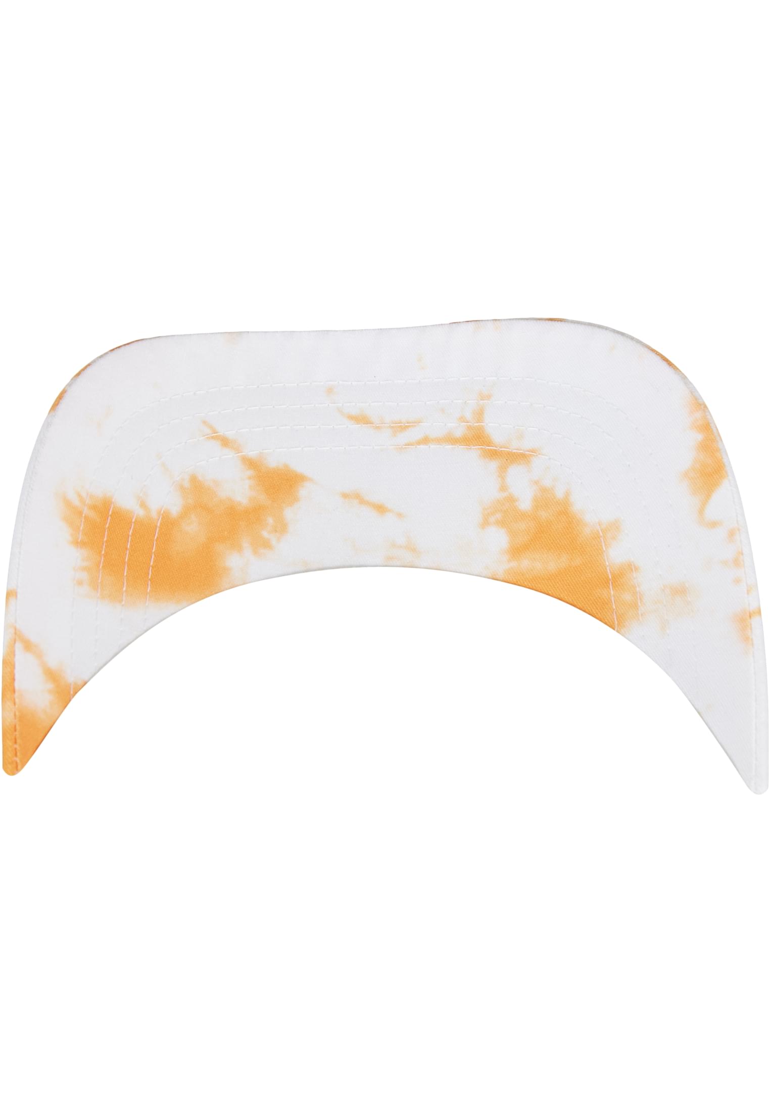Batik Dye Curved Visor Cap orange/white | orange/white