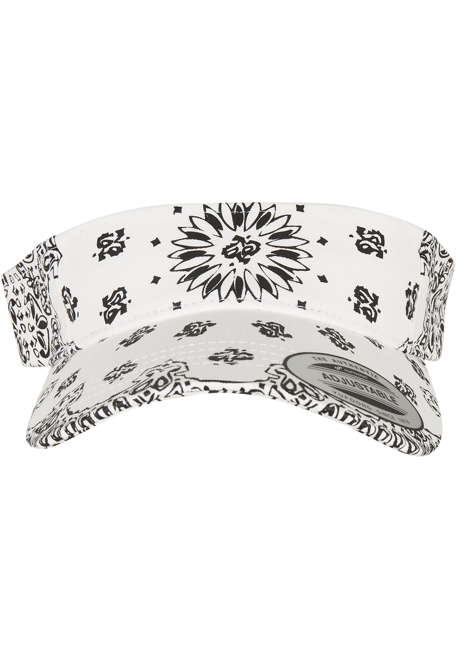Visor Bandana Print white | white