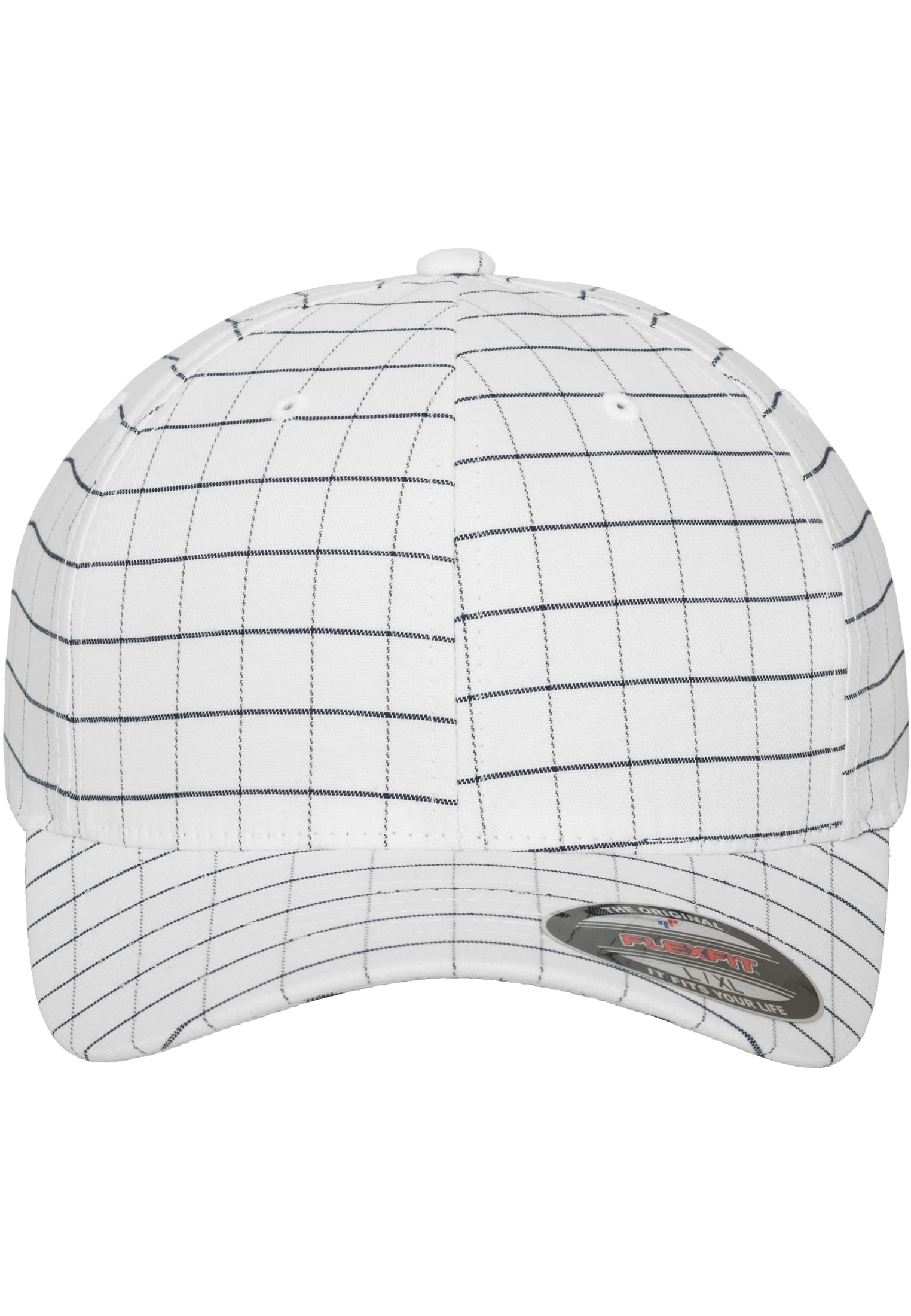 Flexfit Square Check Cap wht/dark navy | wht/dark navy