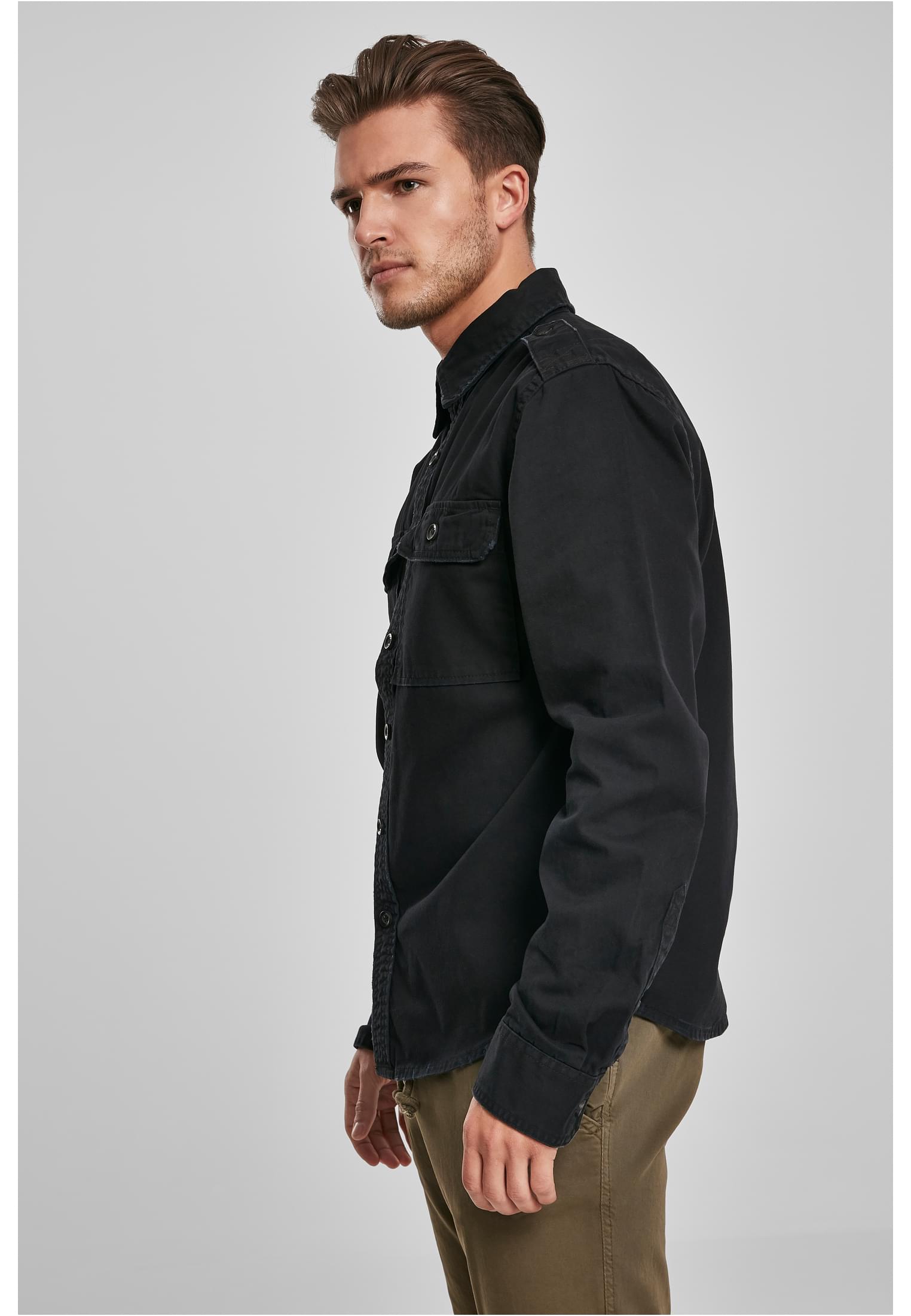 Vintage Shirt longsleeve black | black