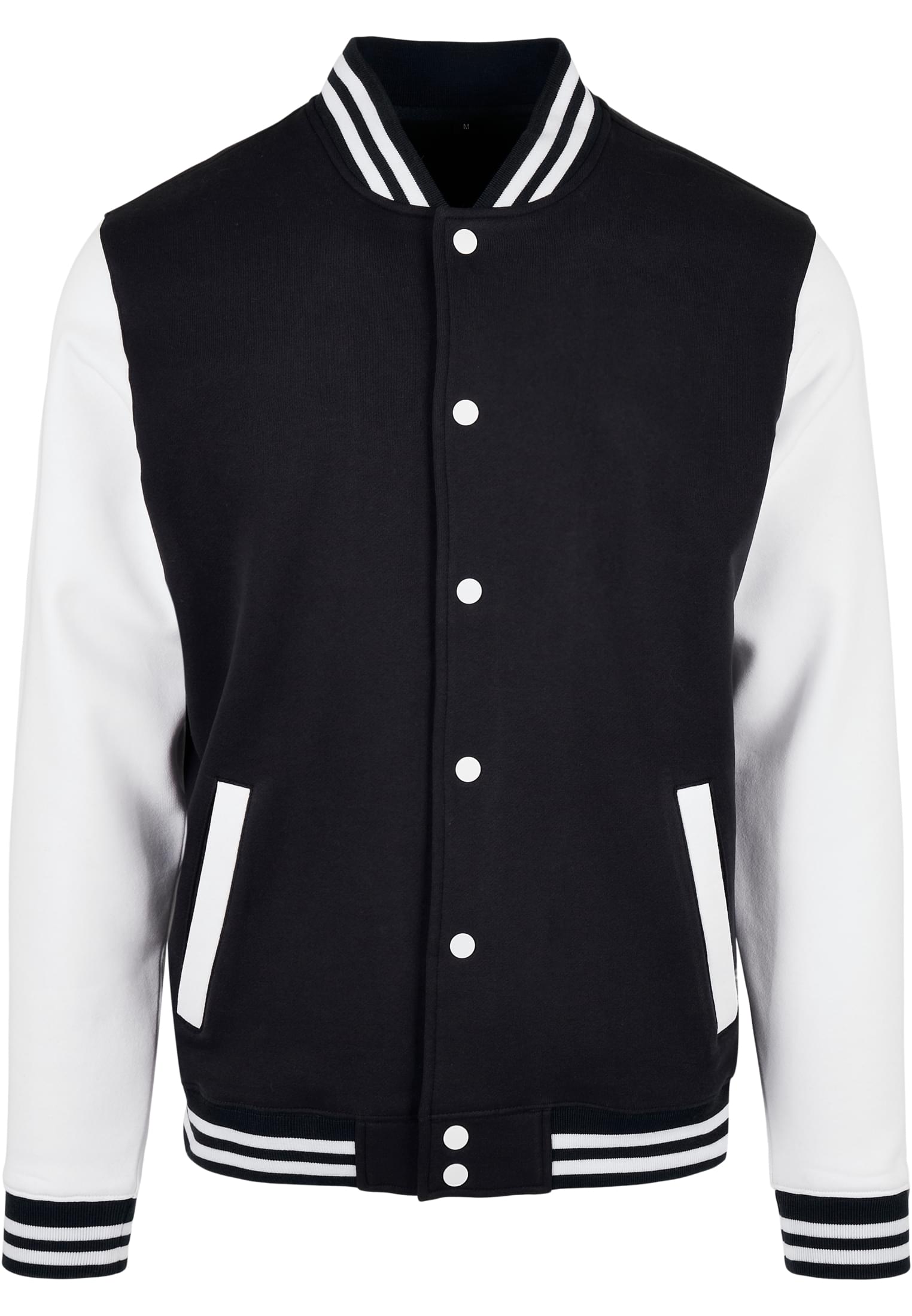 Basic College Jacket black/white | black/white
