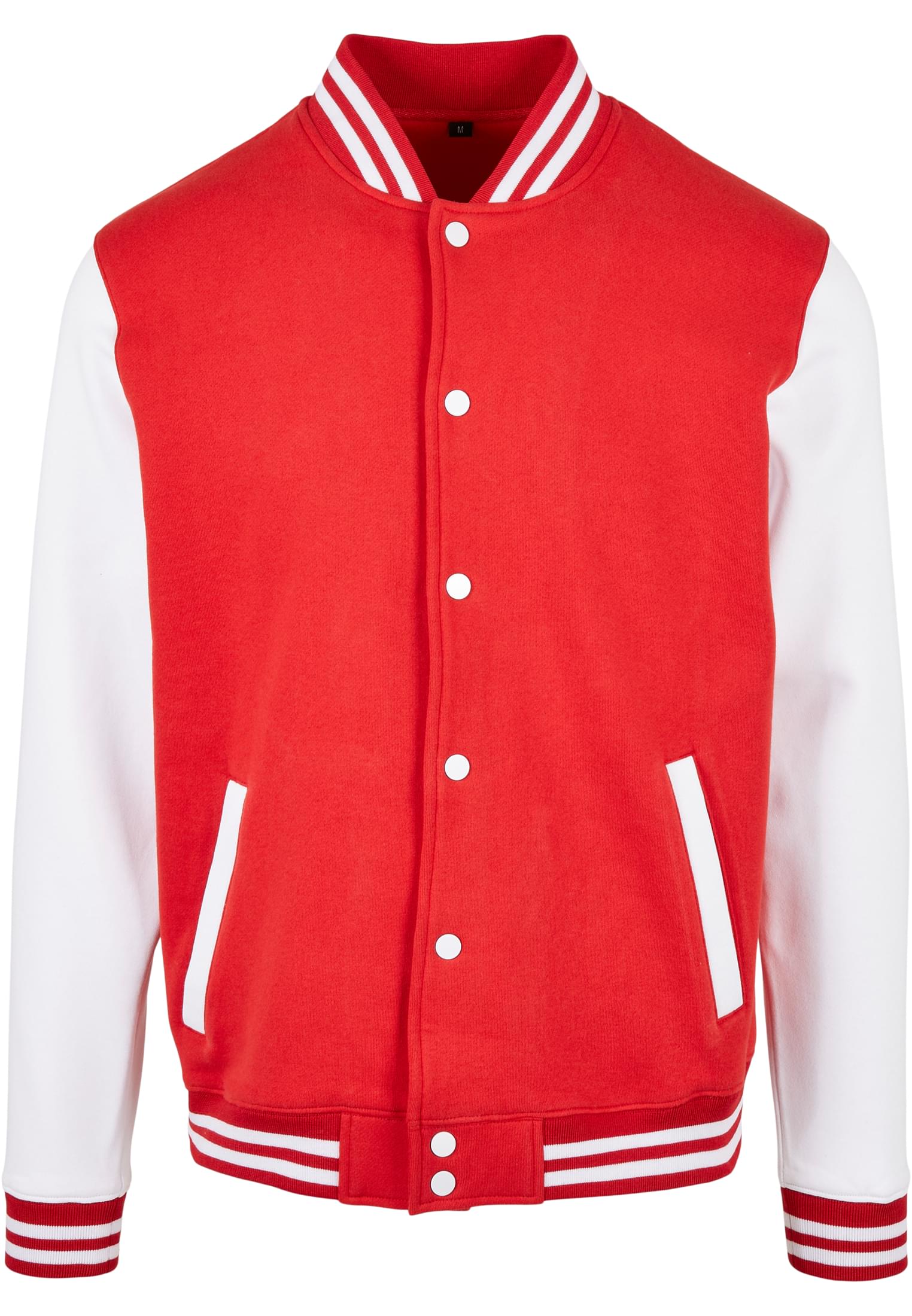 Basic College Jacket red/white | red/white