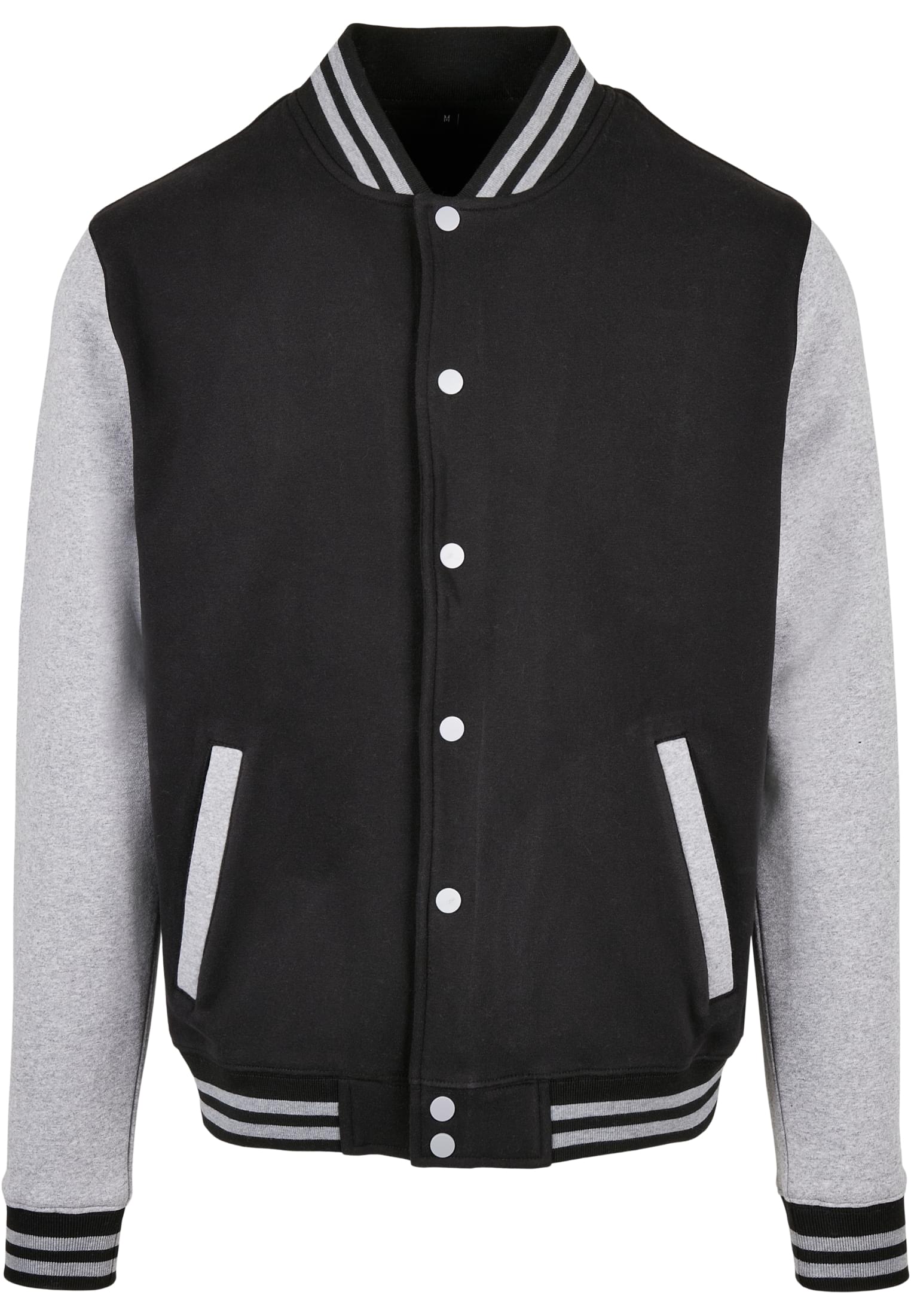 Basic College Jacket black/heather grey | black/heather grey
