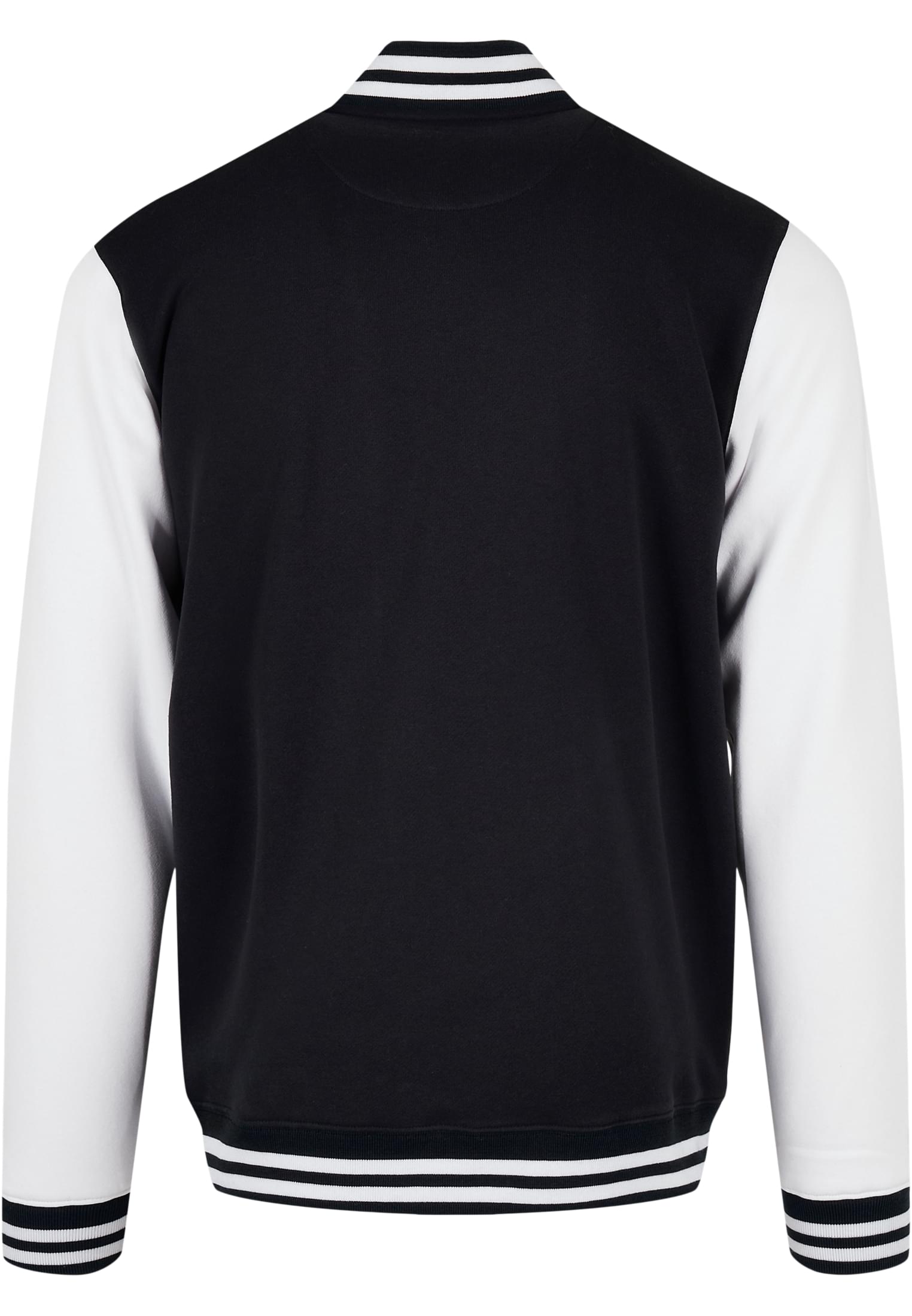 Basic College Jacket black/white | black/white