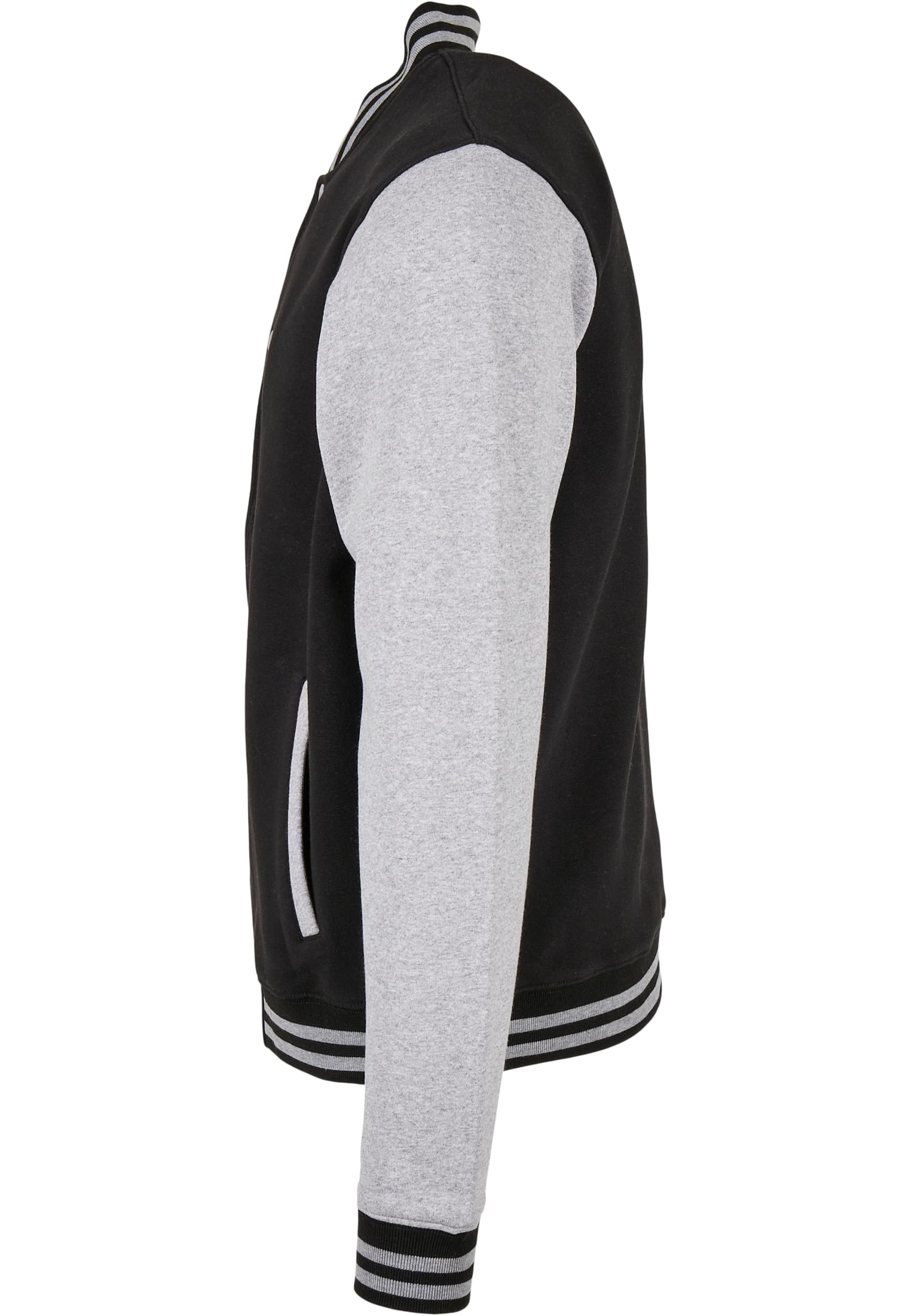 Basic College Jacket black/heather grey | black/heather grey