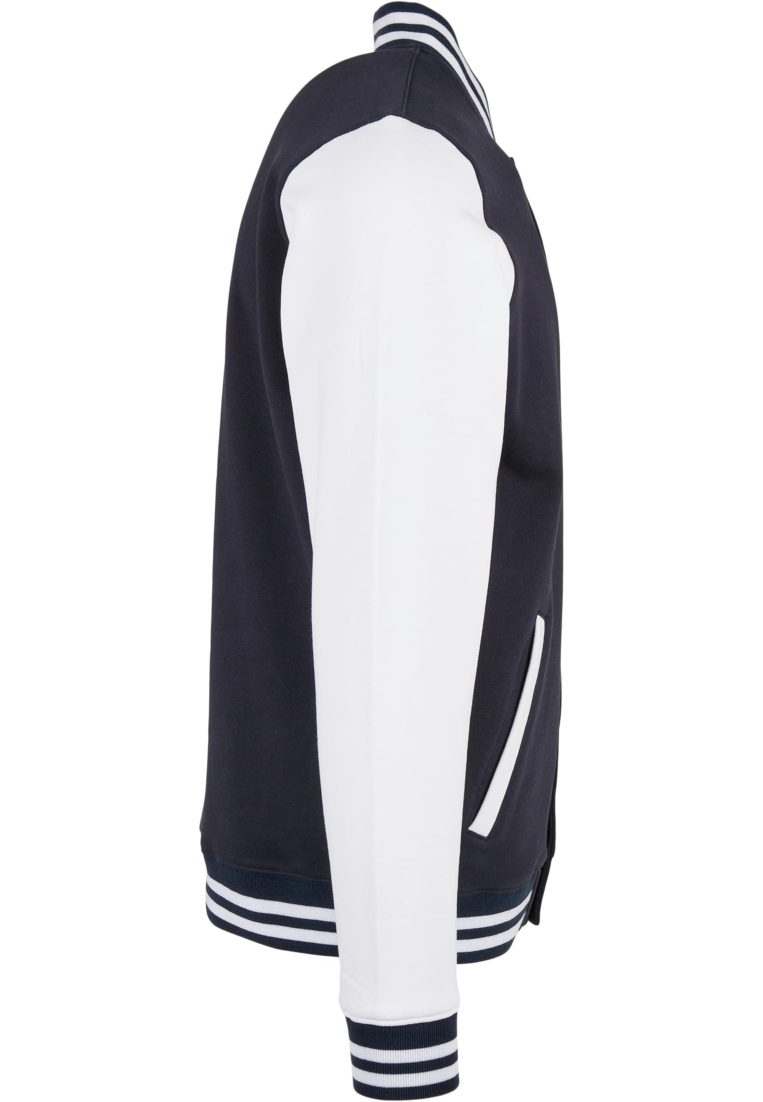 Basic College Jacket navy/white | navy/white