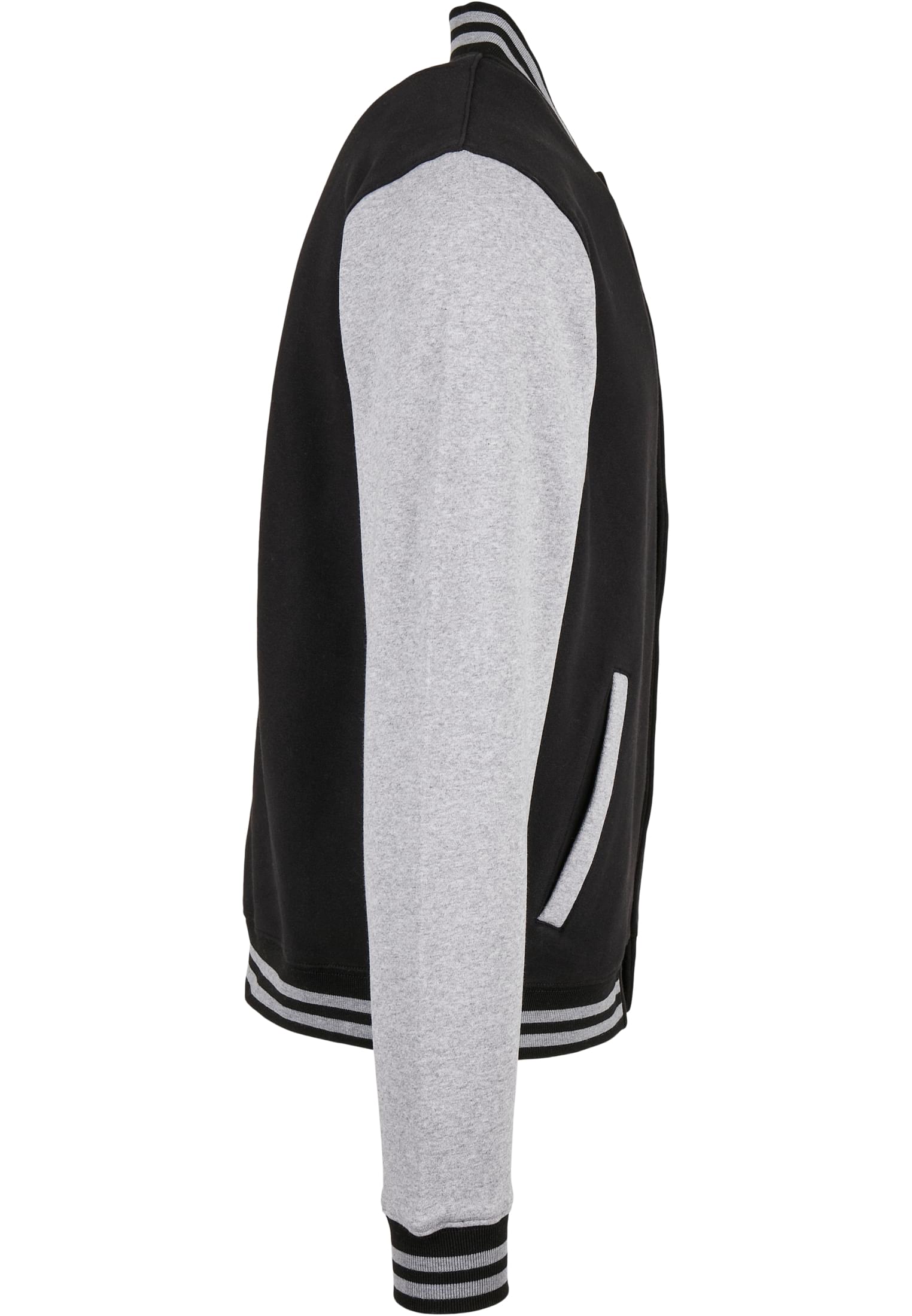 Basic College Jacket black/heather grey | black/heather grey