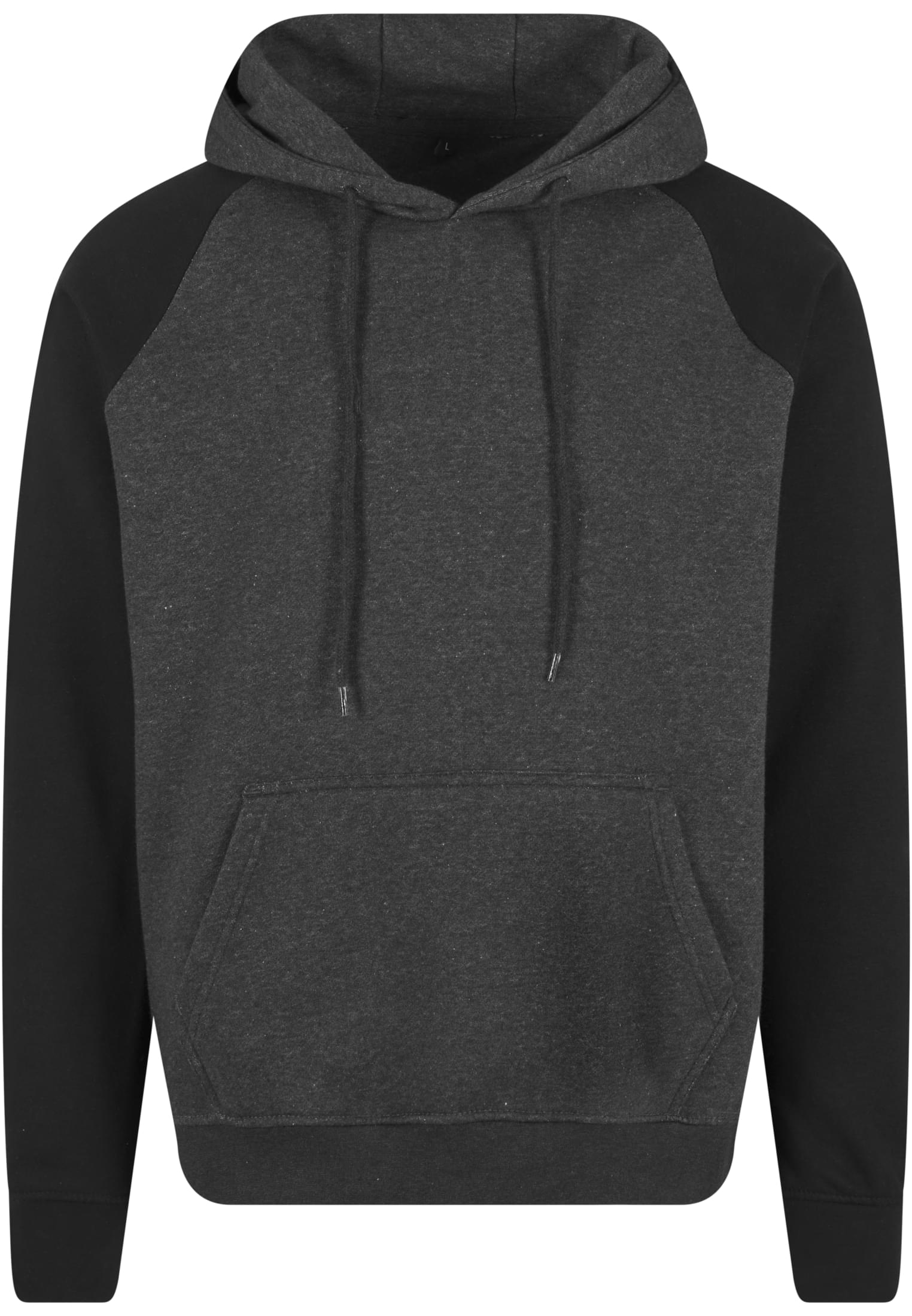 Basic Raglan Hoody charcoal/black 2 | charcoal/black 2