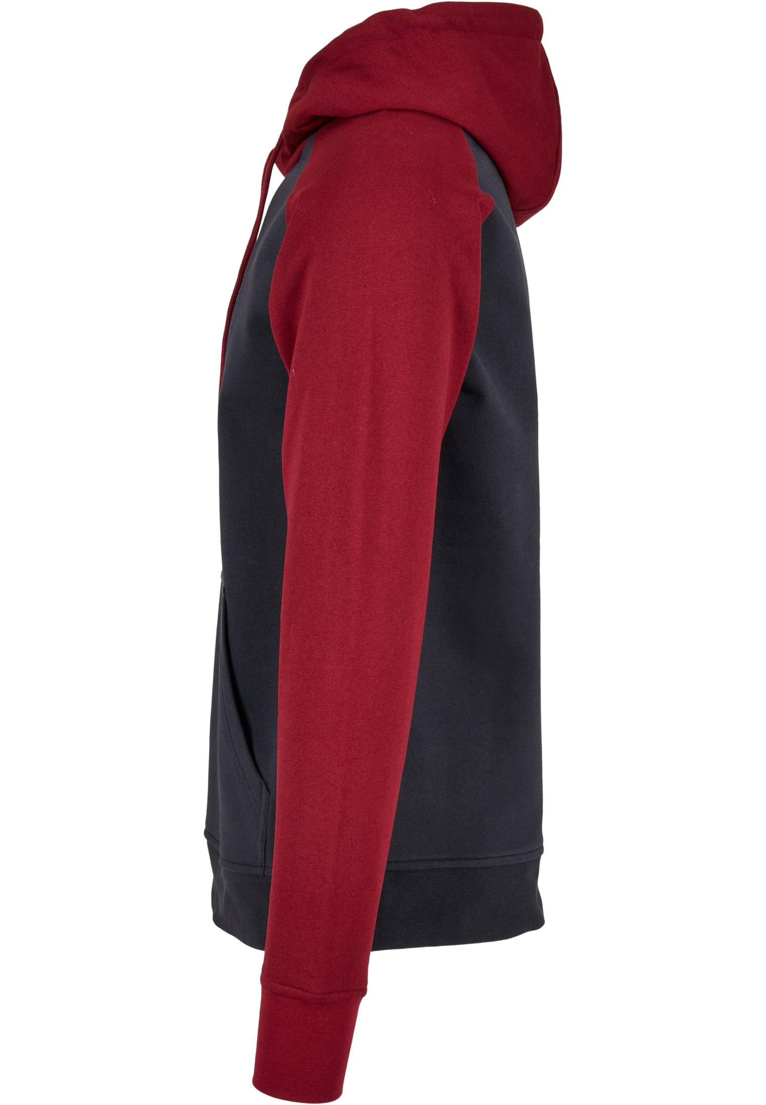 Basic Raglan Hoody nvy/burgundy | nvy/burgundy