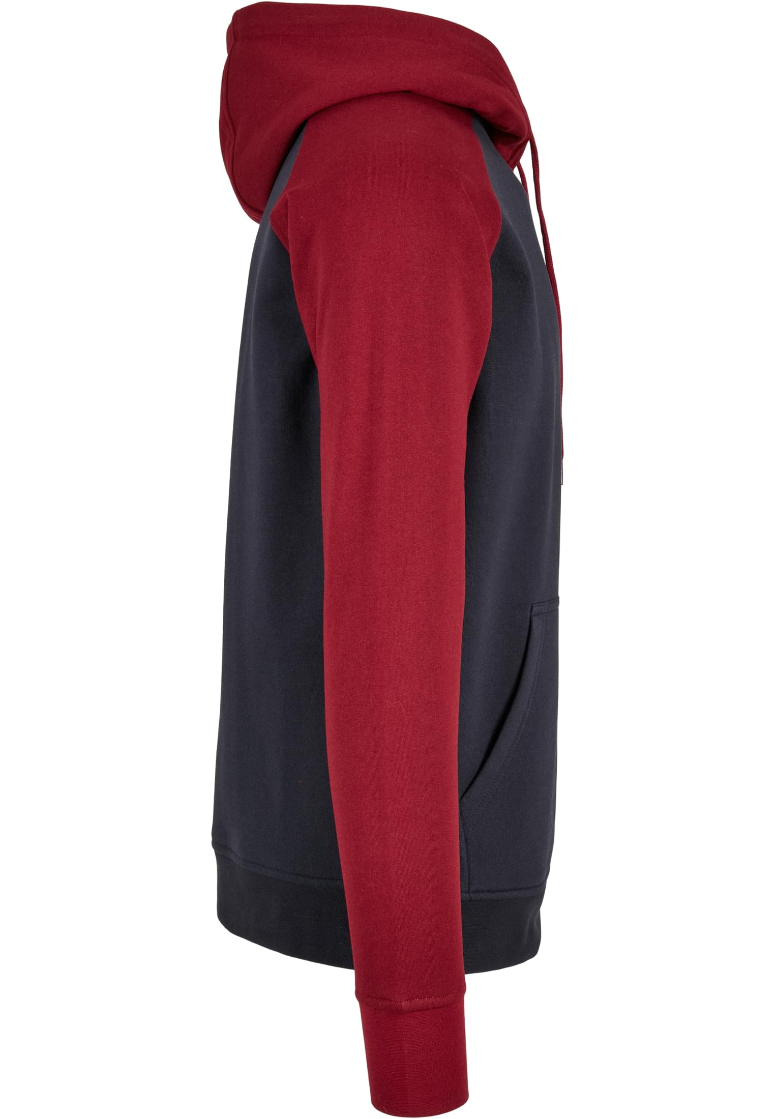 Basic Raglan Hoody nvy/burgundy | nvy/burgundy