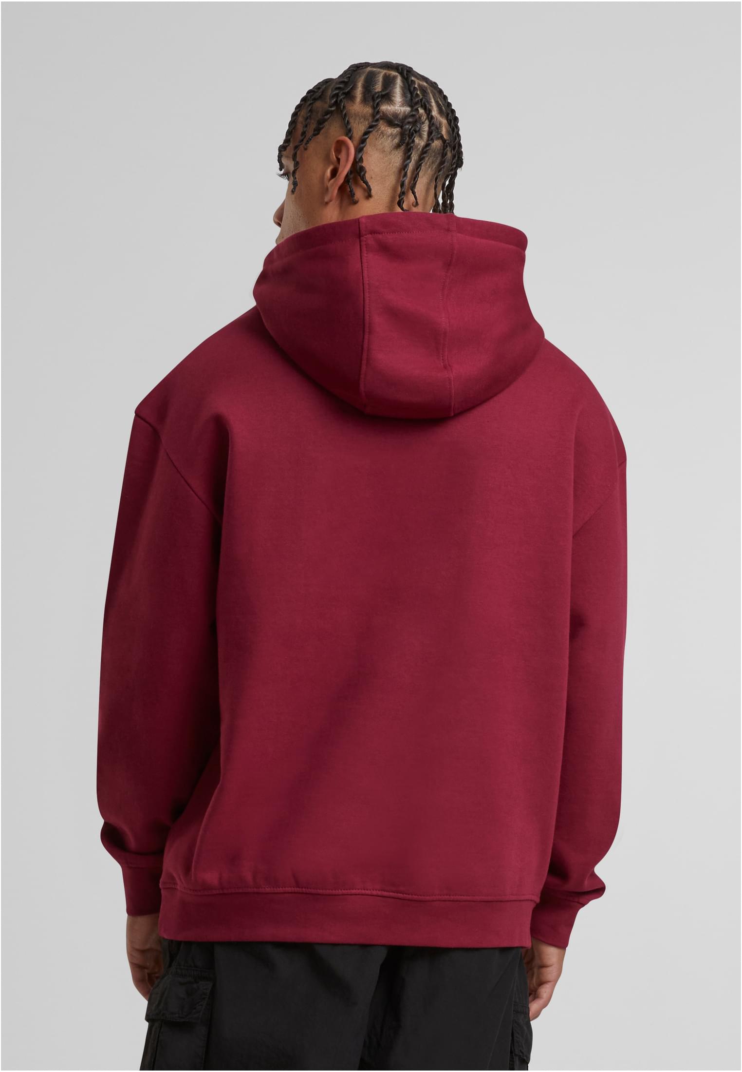 Basic Oversize Hoody burgundy | burgundy