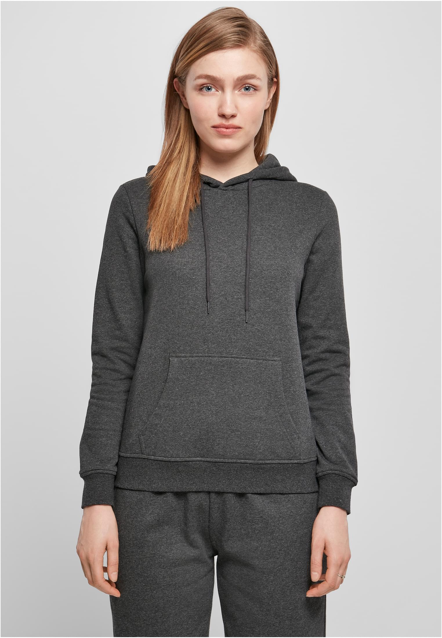 Ladies Basic Hoody charcoal | charcoal