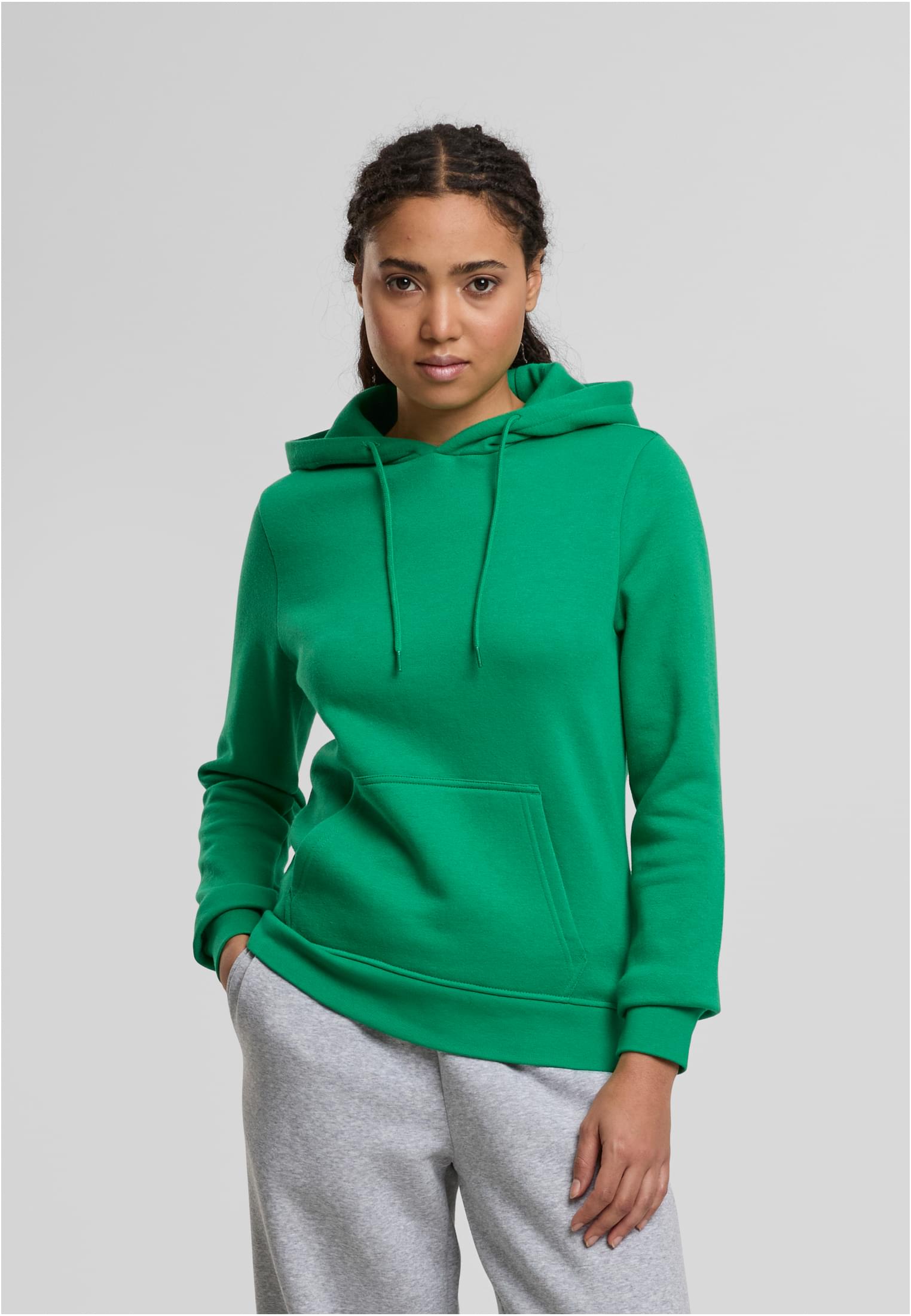 Ladies Basic Hoody c.green | c.green