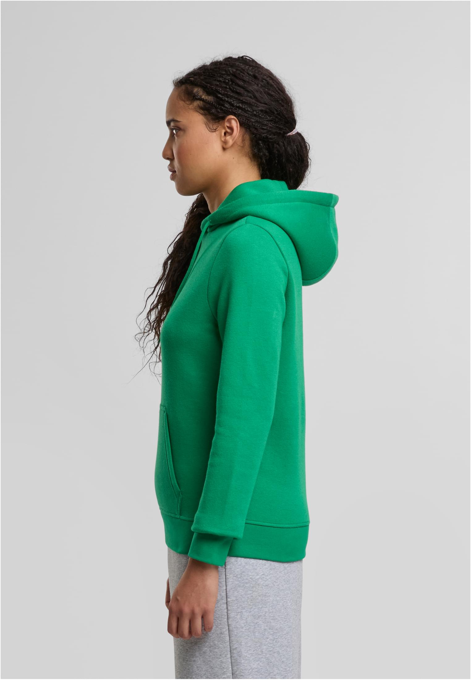 Ladies Basic Hoody c.green | c.green