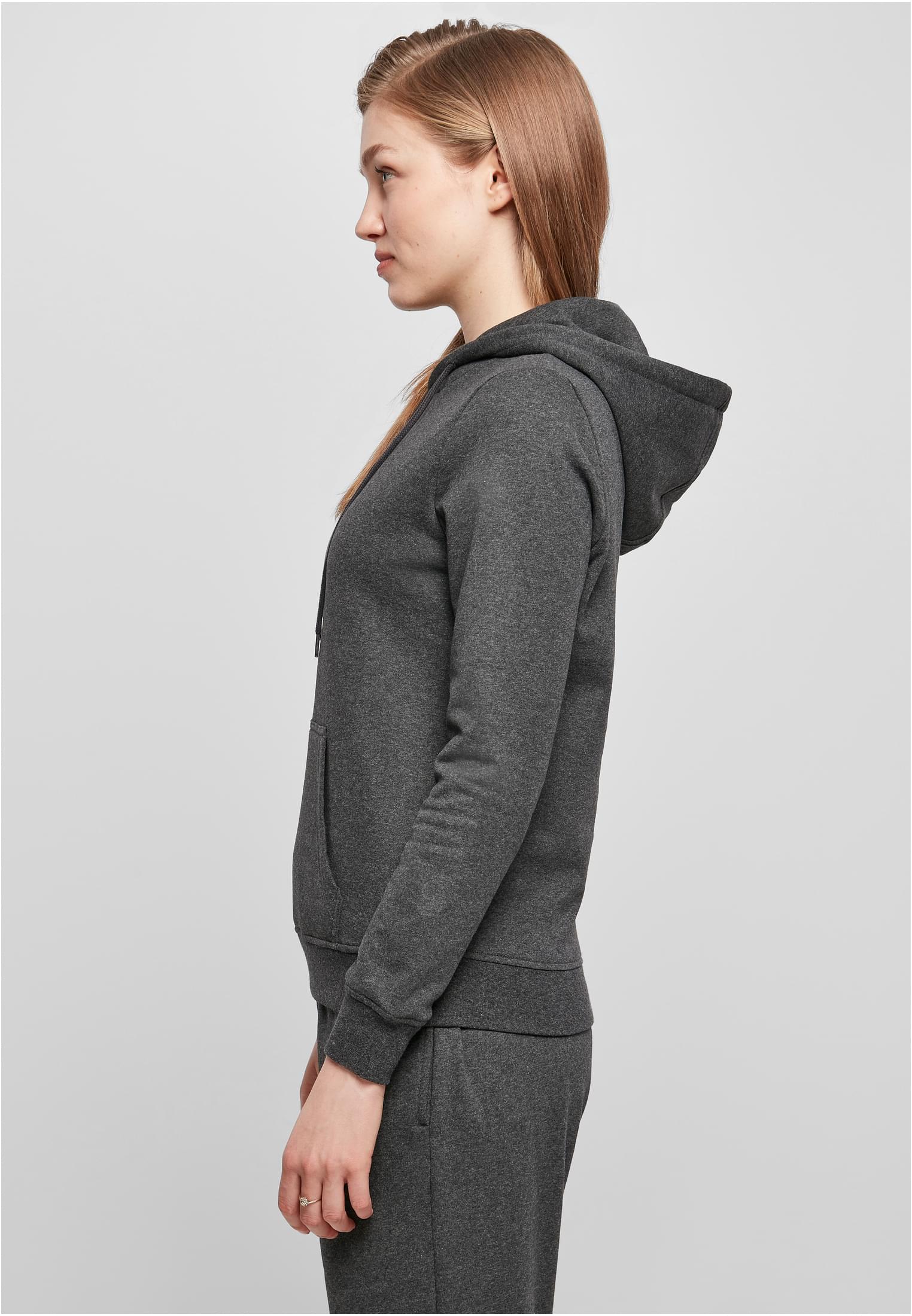 Ladies Basic Hoody charcoal | charcoal