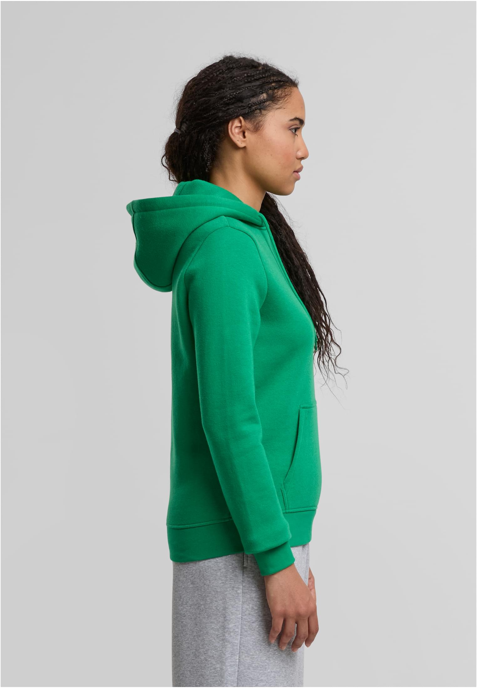 Ladies Basic Hoody c.green | c.green