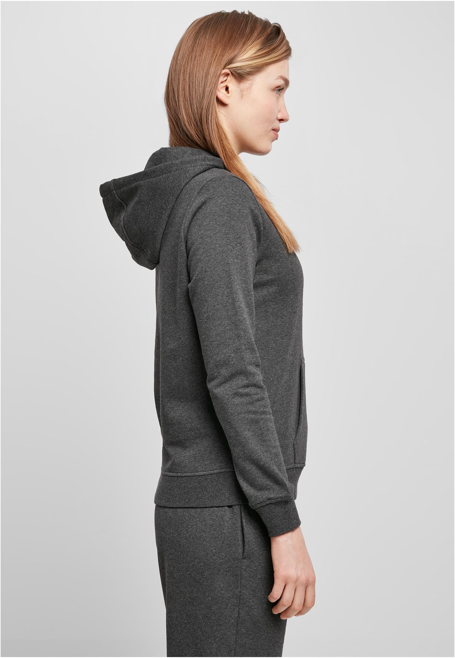Ladies Basic Hoody charcoal | charcoal