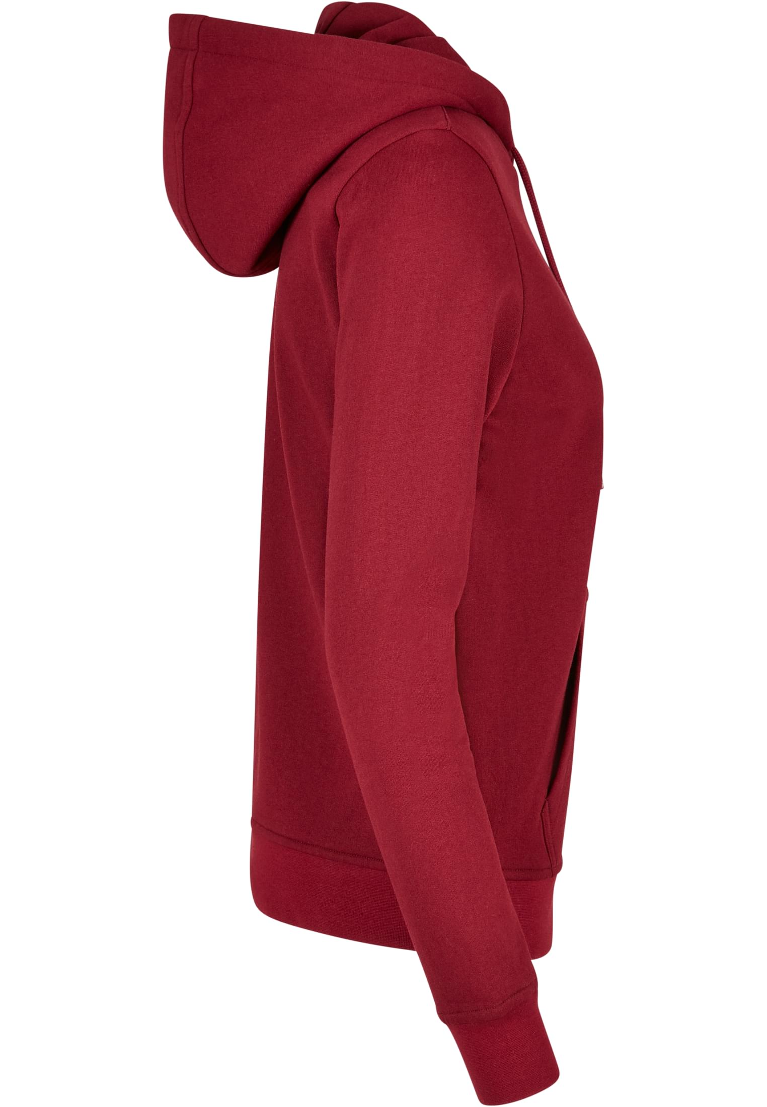 Ladies Basic Hoody burgundy | burgundy
