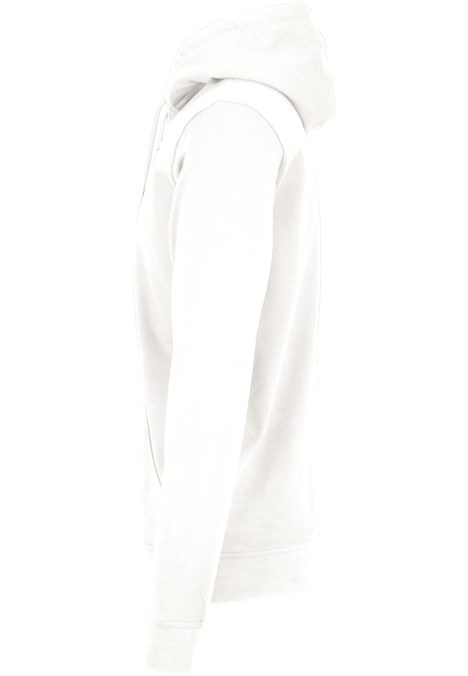 Basic Zip Hoody white | white