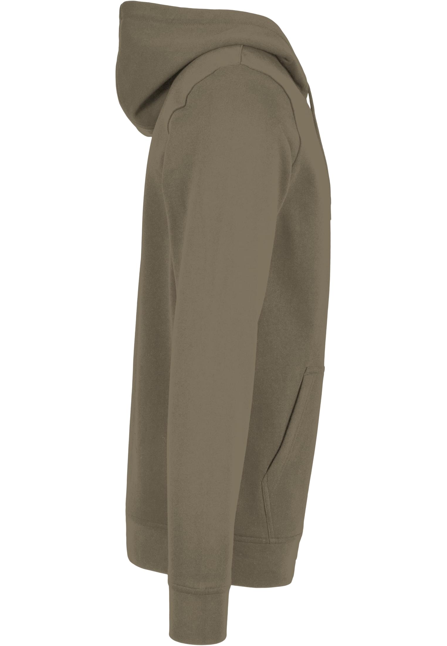 Basic Zip Hoody olive | olive
