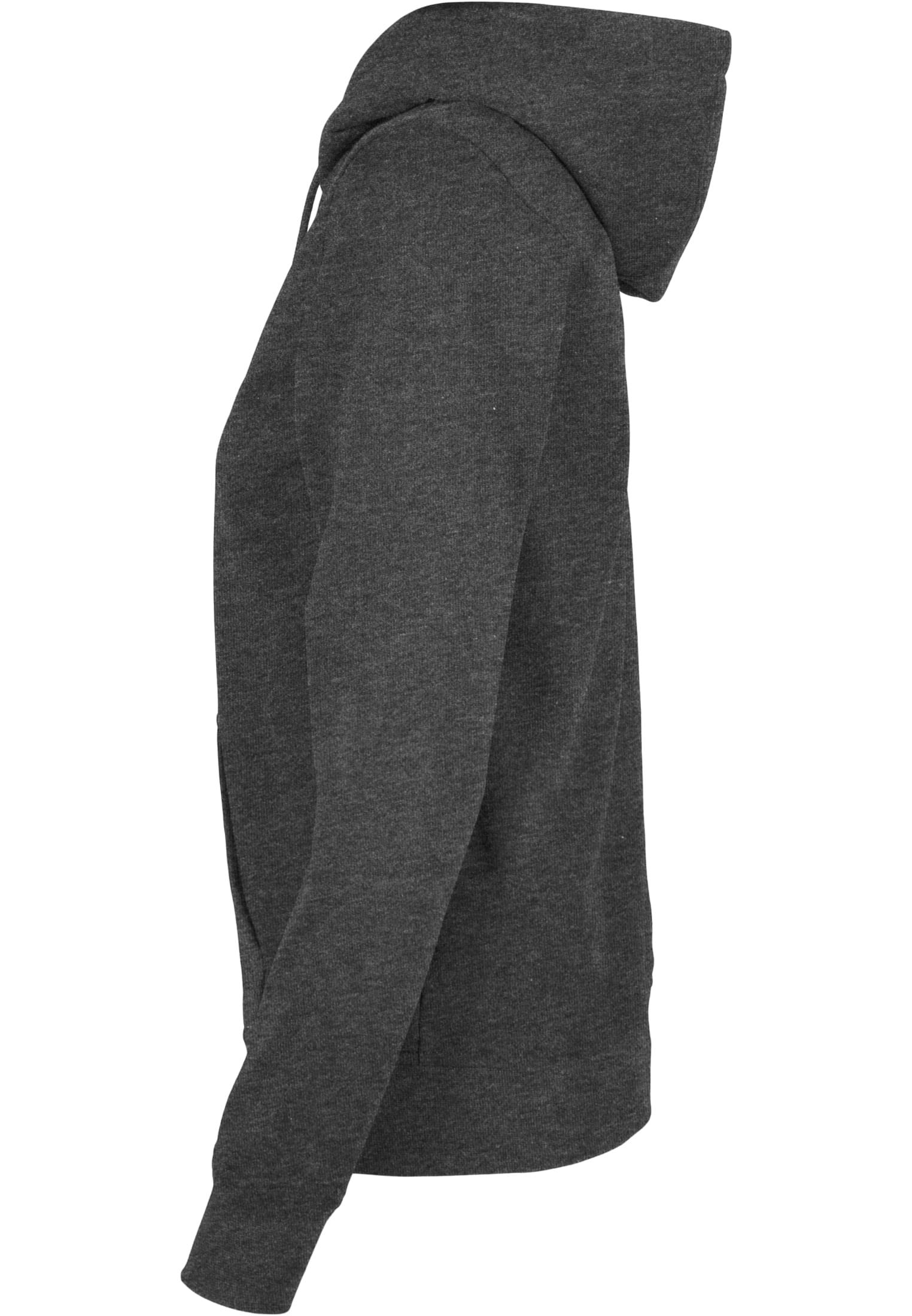 Ladies Basic Zip Hoody charcoal | charcoal