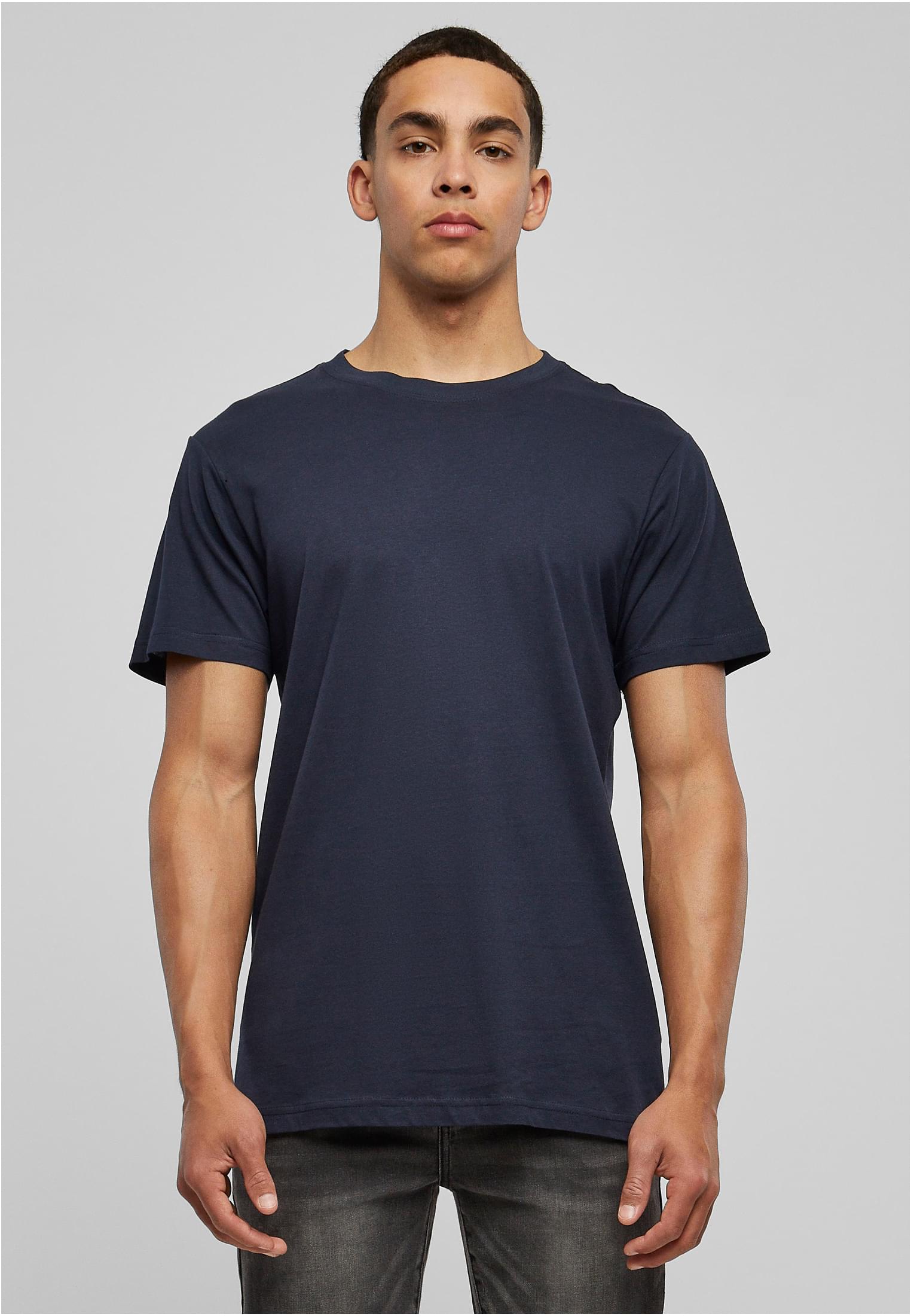 Basic Round Neck T-Shirt navy | navy