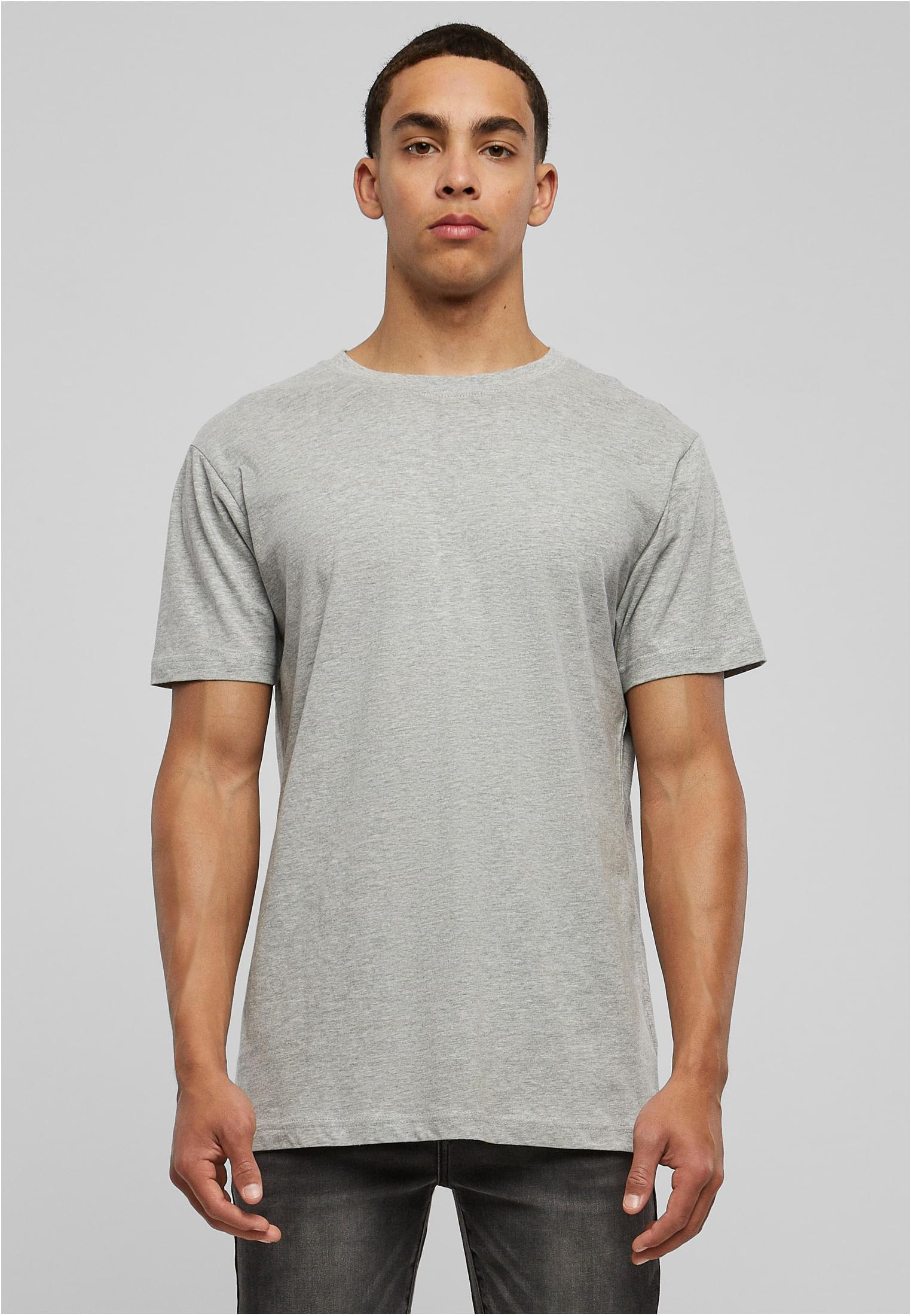 Basic Round Neck T-Shirt heather grey | heather grey