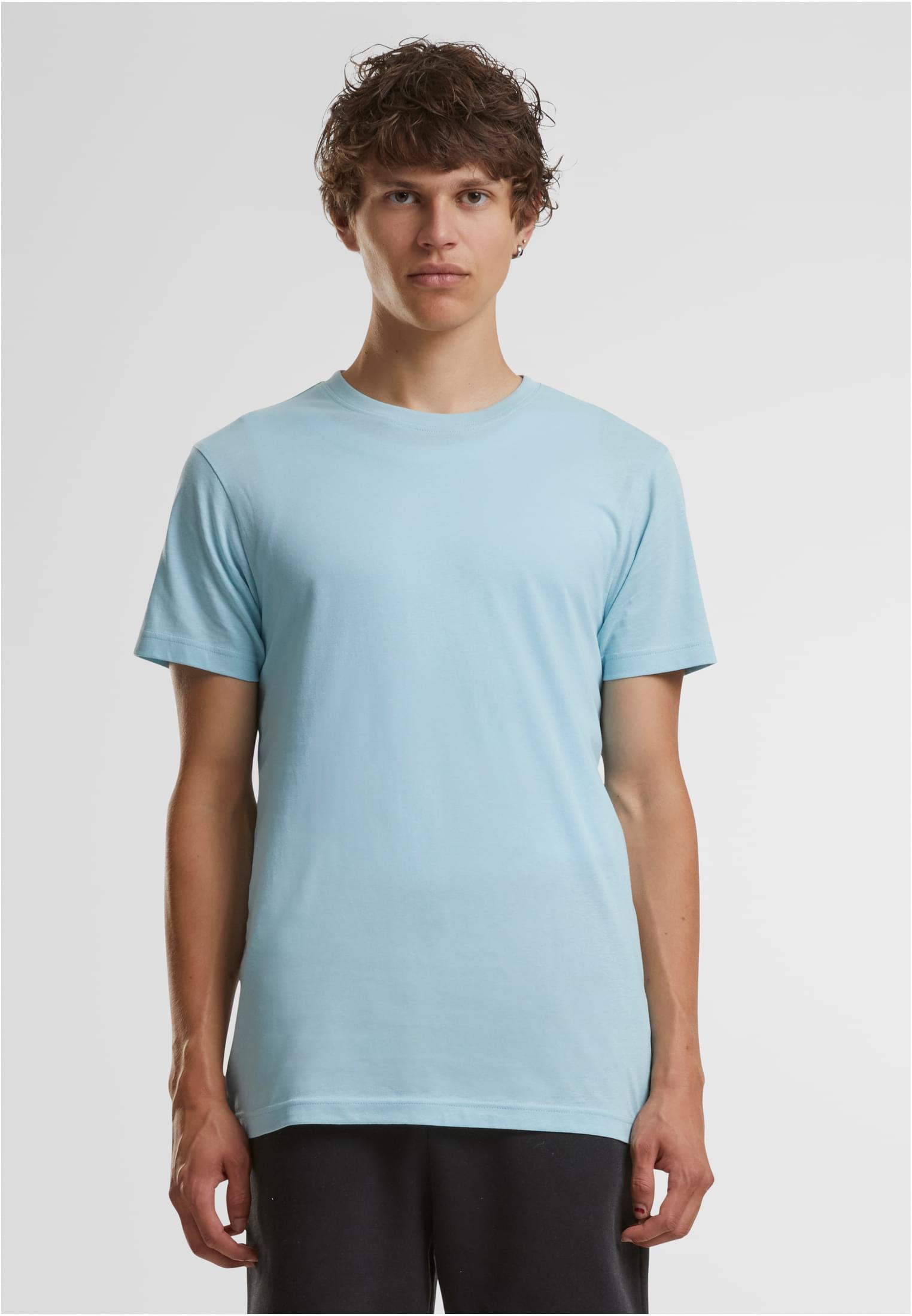 Basic Round Neck T-Shirt oceanblue | oceanblue