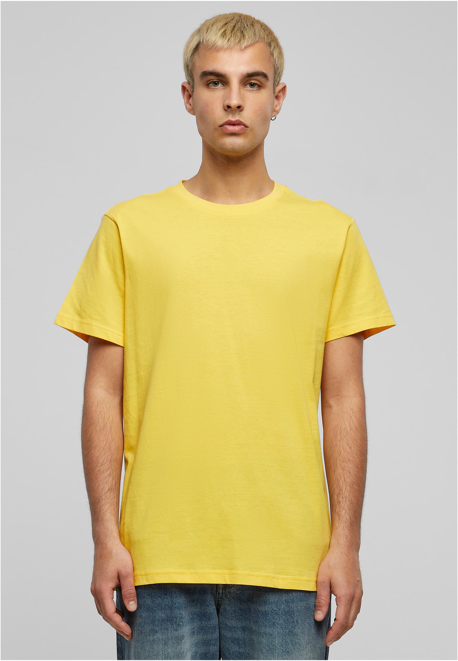 Basic Round Neck T-Shirt taxi yellow | taxi yellow