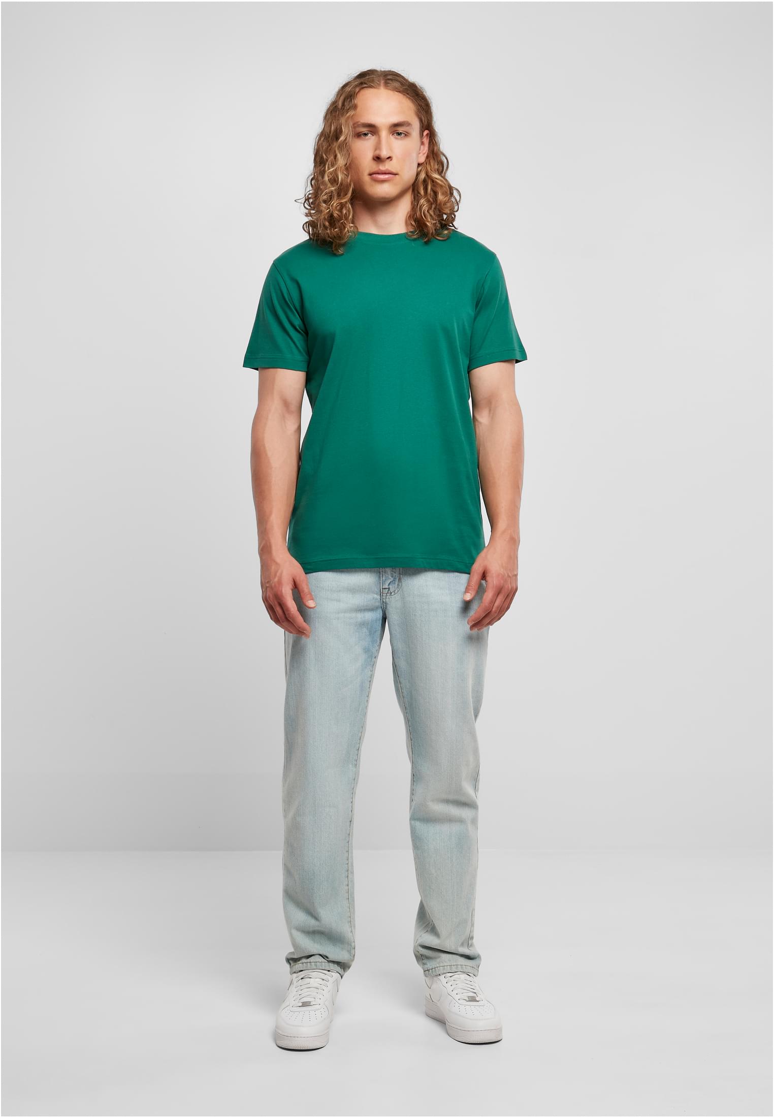 Basic Round Neck T-Shirt green | green