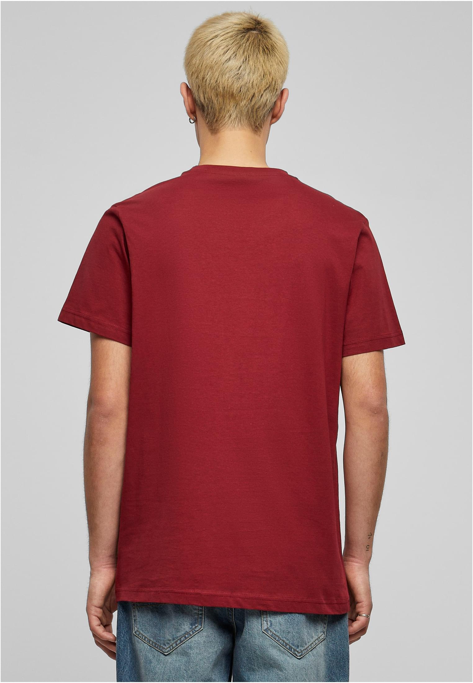Basic Round Neck T-Shirt cherry | cherry