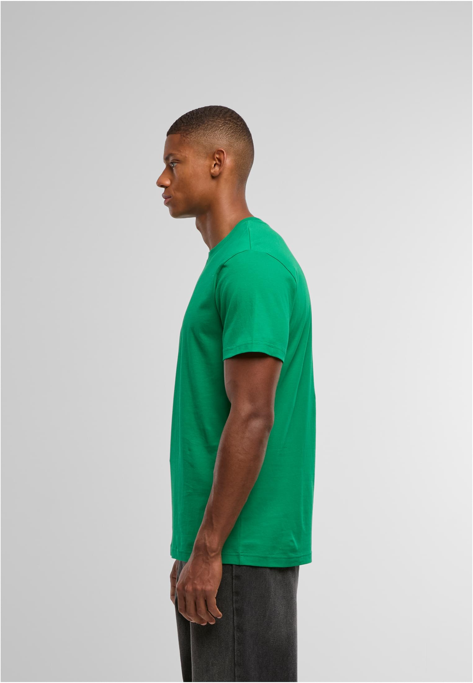 Basic Round Neck T-Shirt c.green | c.green