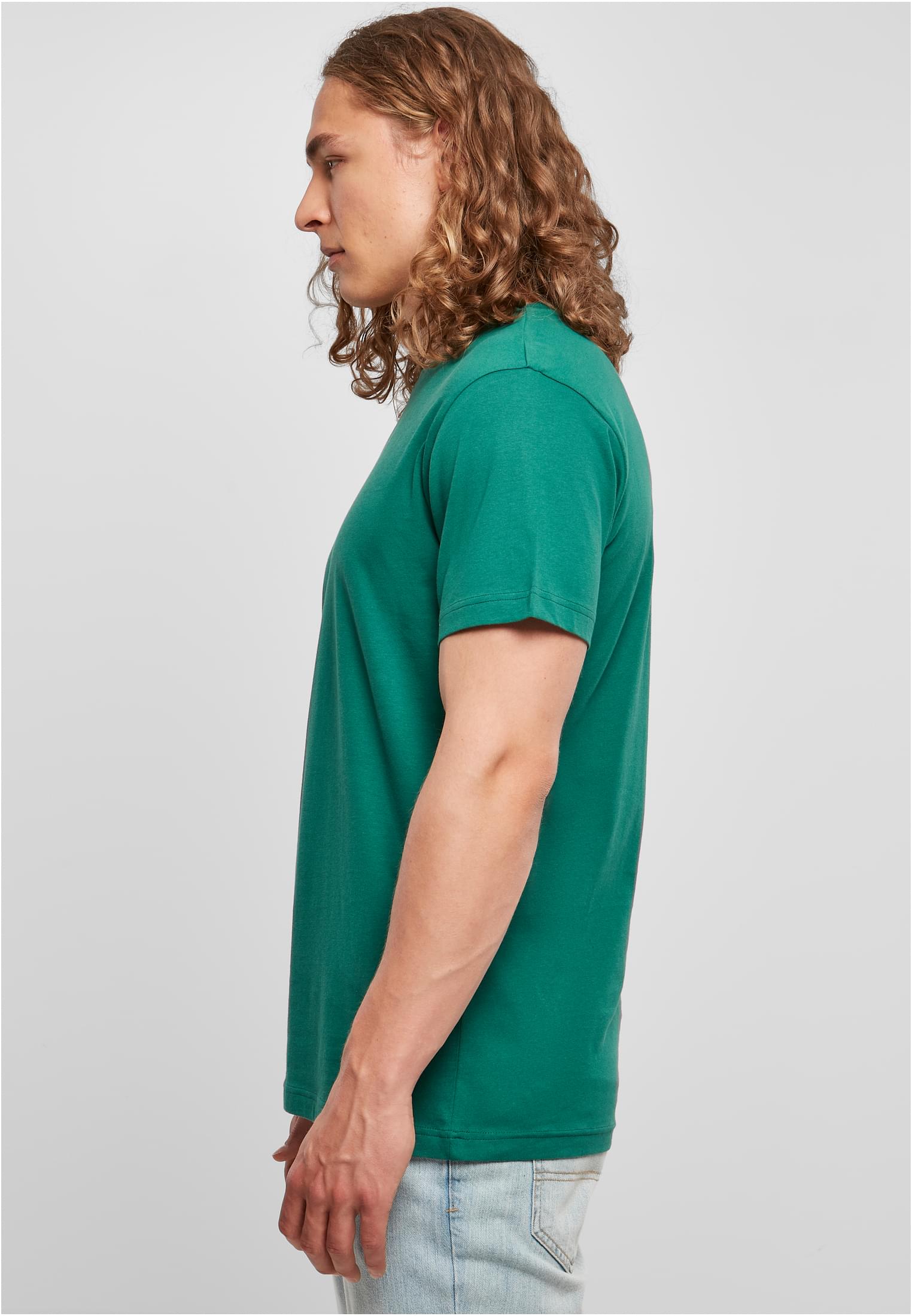 Basic Round Neck T-Shirt green | green