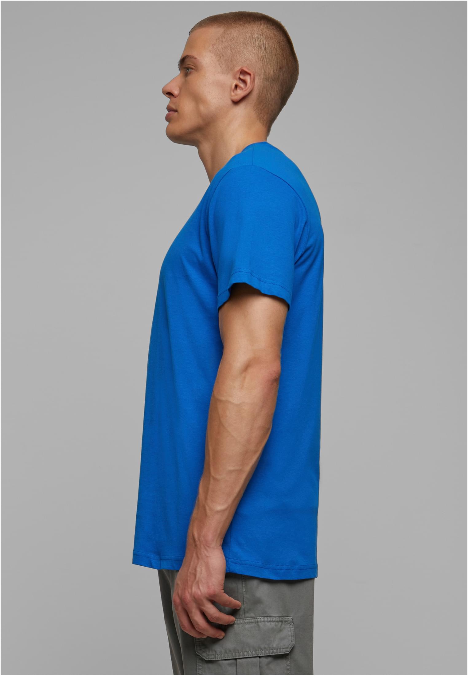Basic Round Neck T-Shirt cobalt blue | cobalt blue