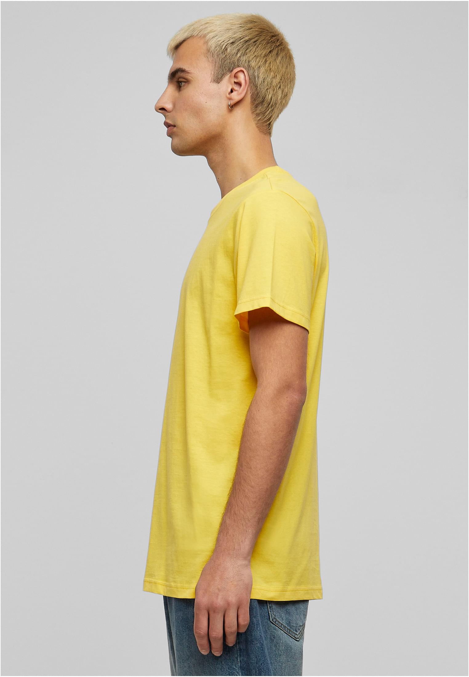 Basic Round Neck T-Shirt taxi yellow | taxi yellow