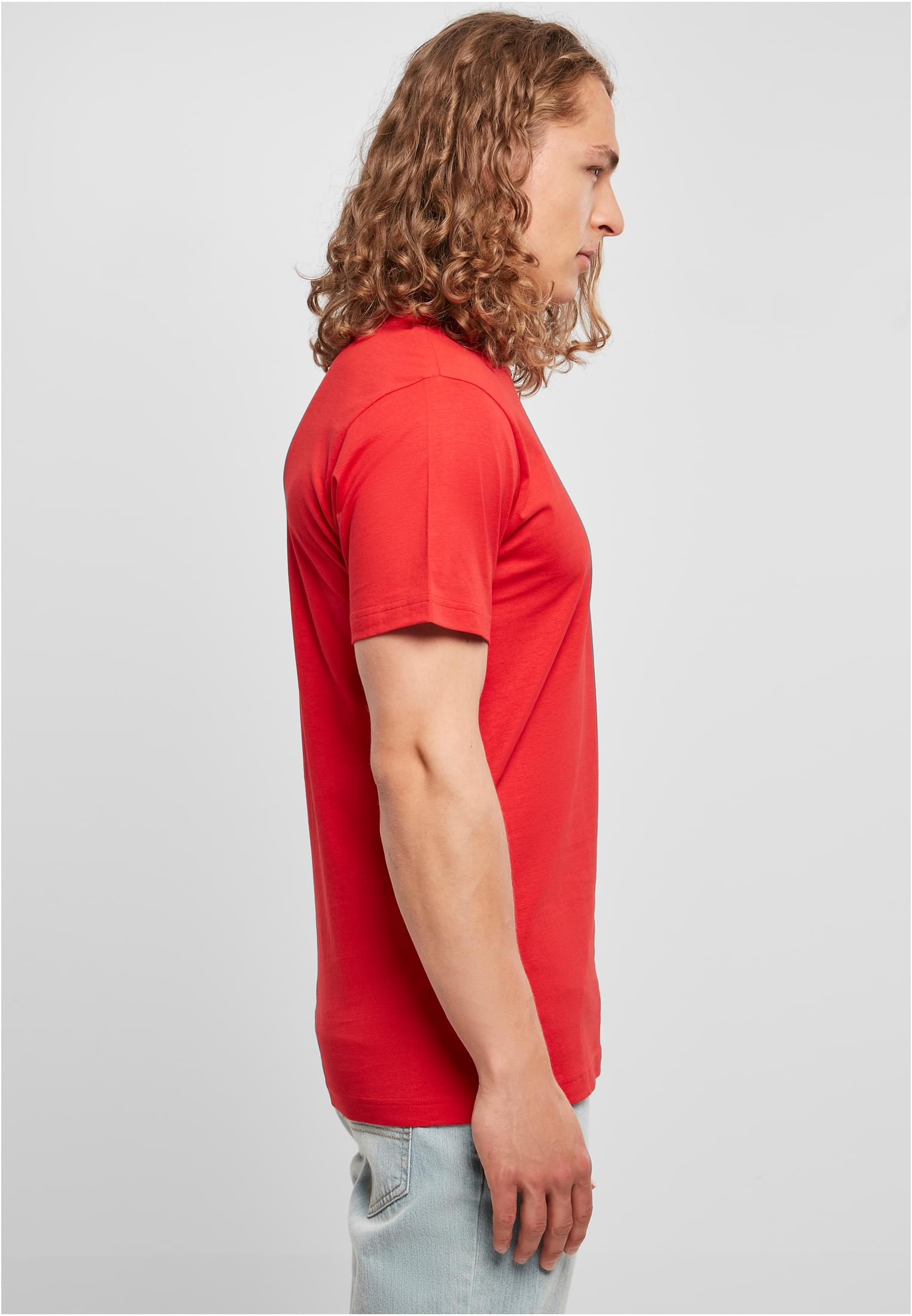Basic Round Neck T-Shirt cityred | cityred