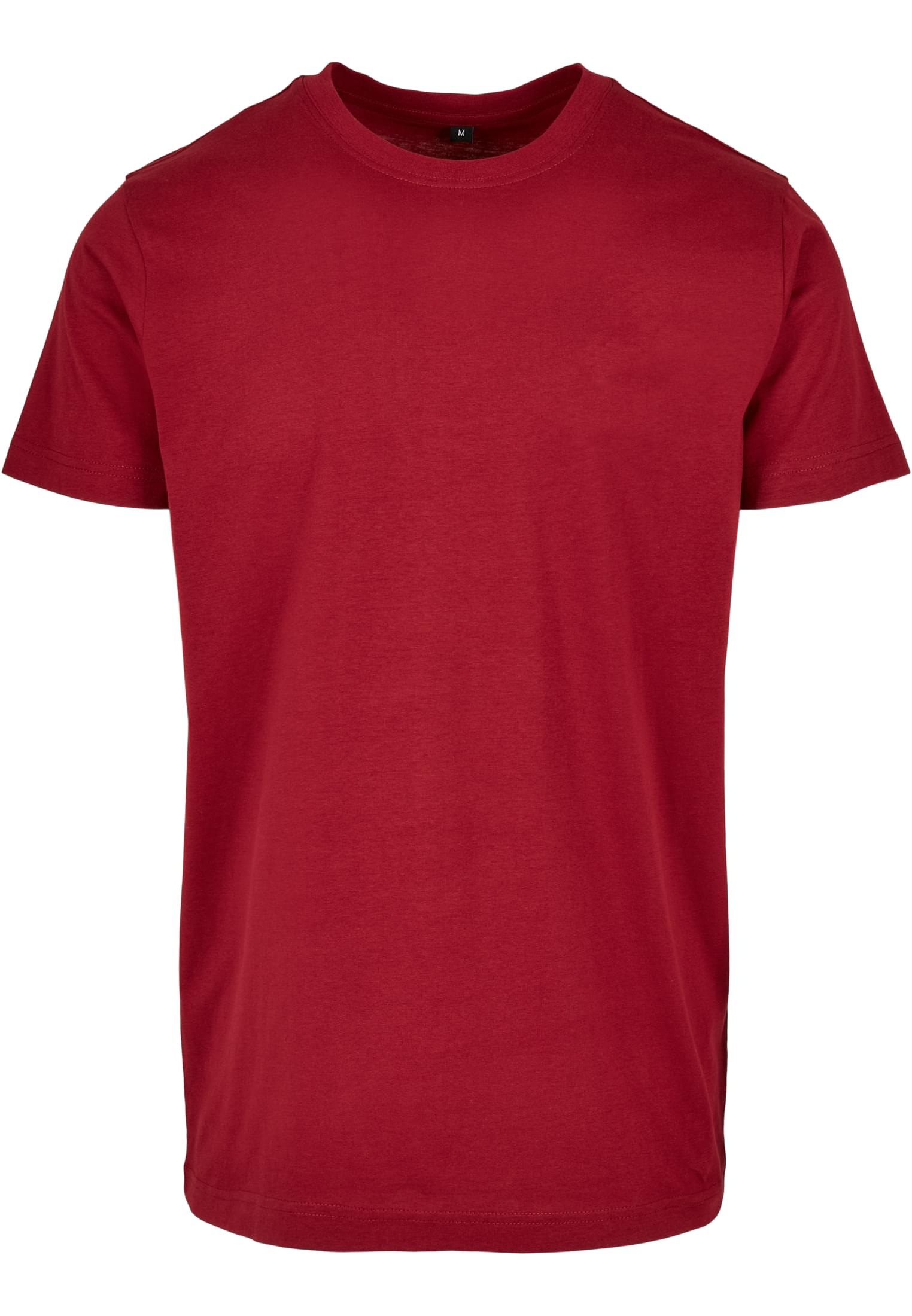 Basic Round Neck T-Shirt burgundy | burgundy