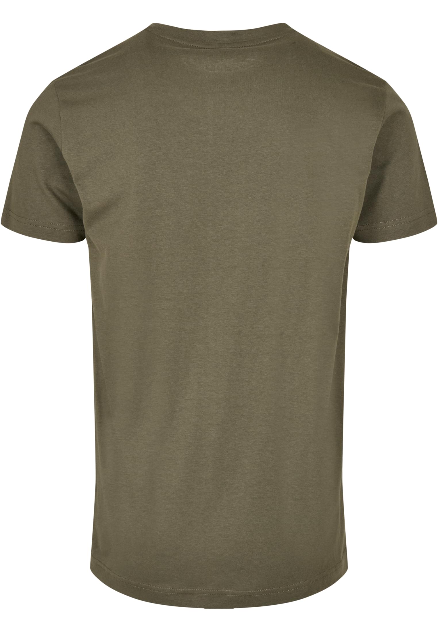 Basic Round Neck T-Shirt olive | olive